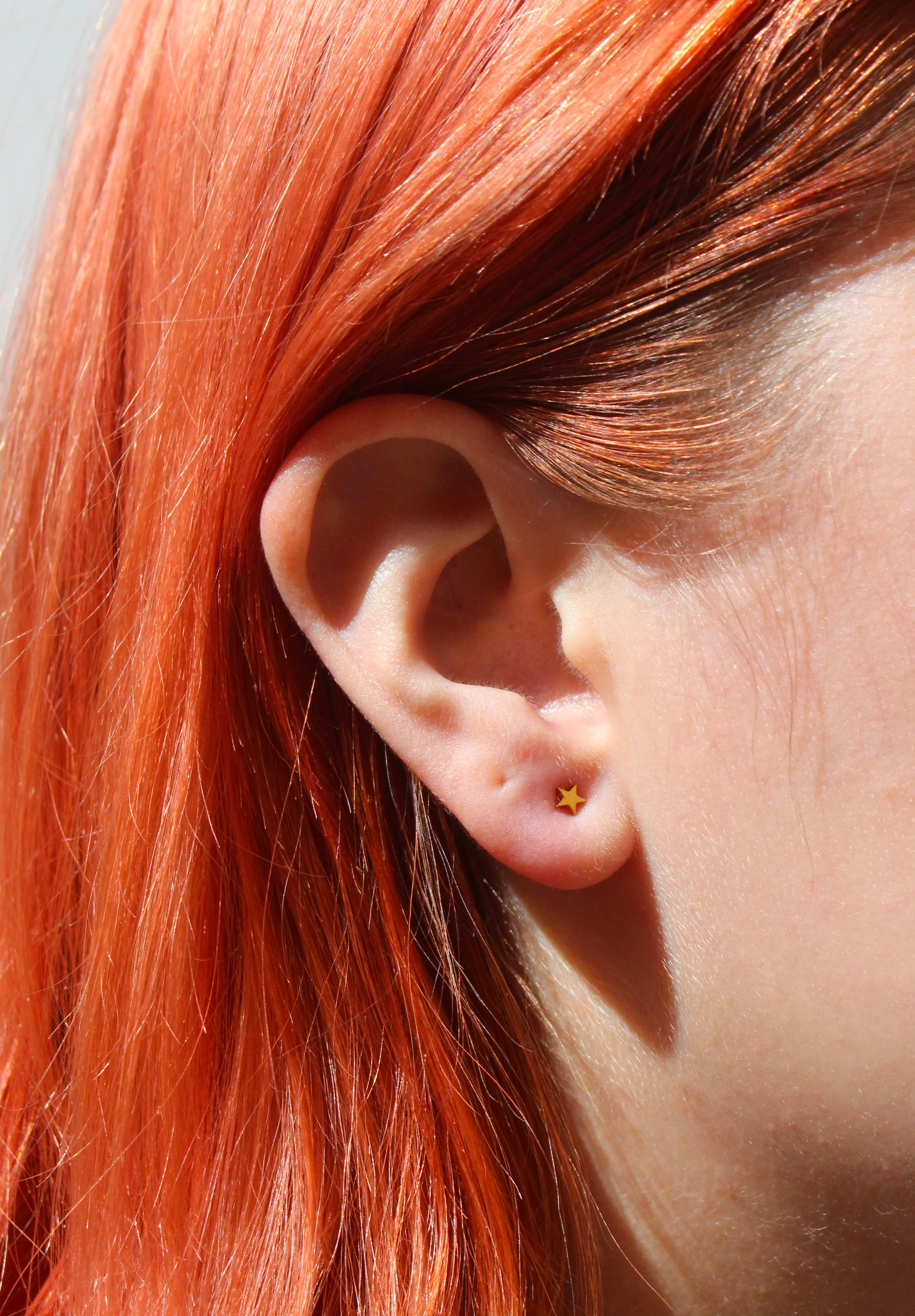 Mini Star Stud Earrings (Gold Plated) - Image 2
