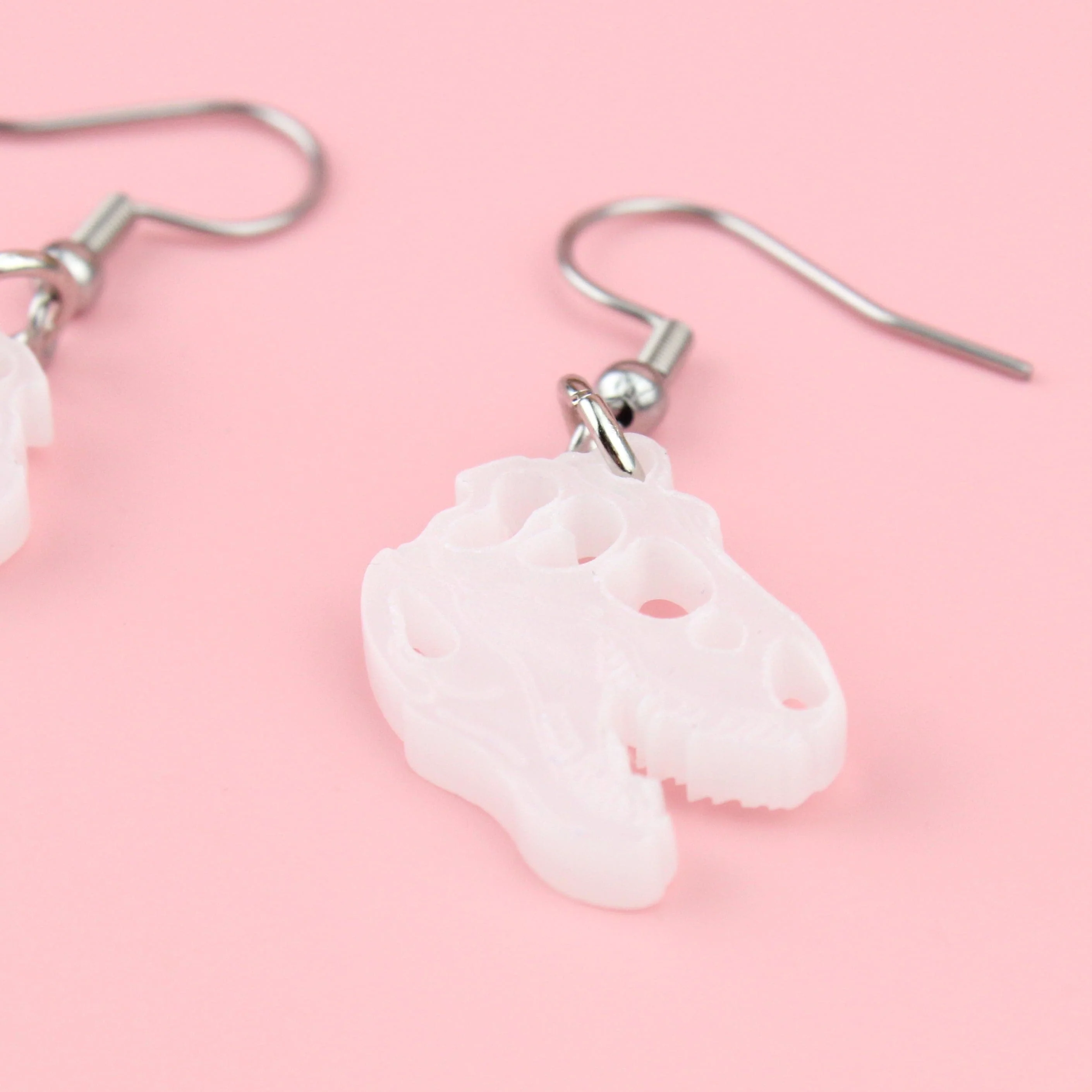 Mini T-Rex Skull Earrings - Image 3
