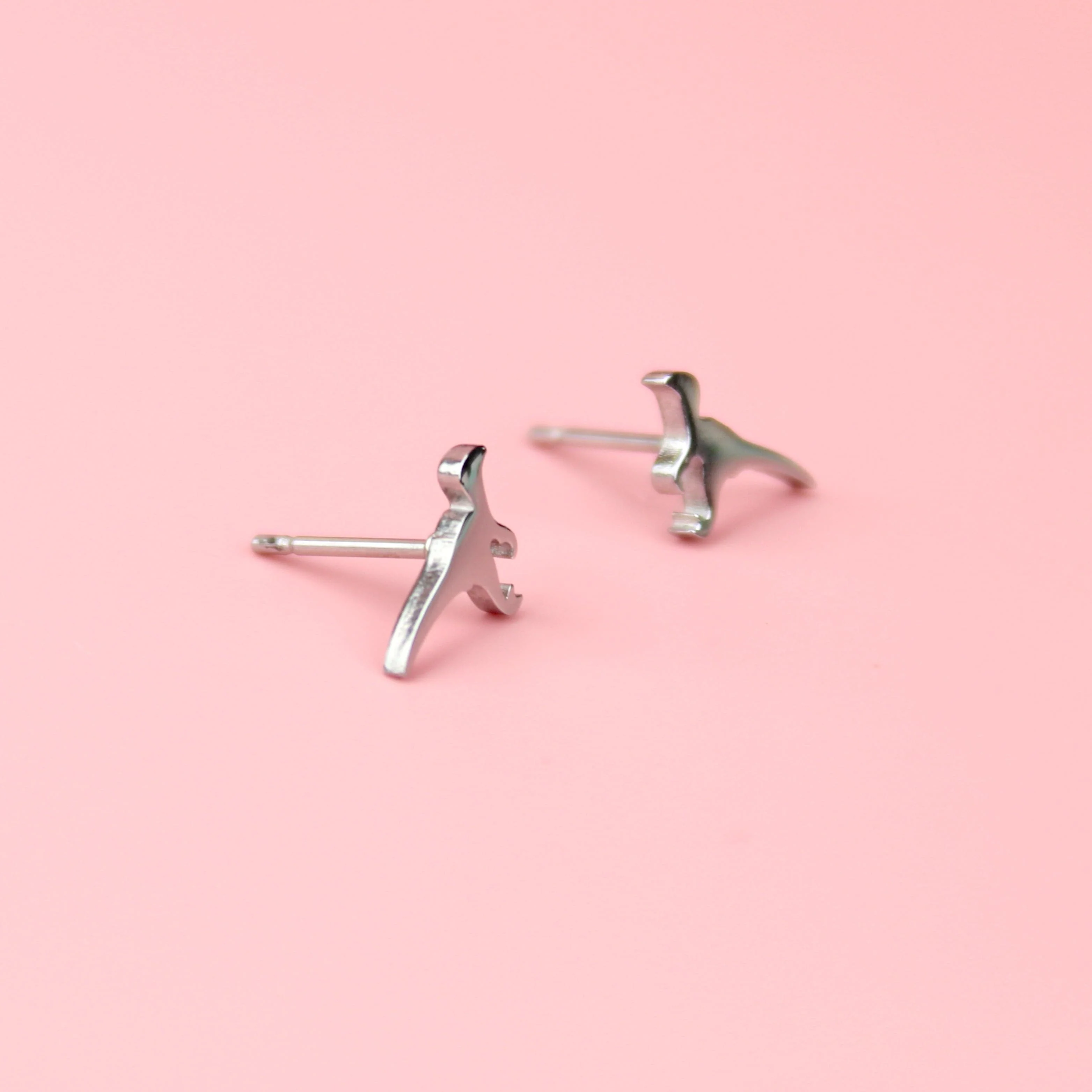 Mini Velociraptor Stud Earrings - Image 4
