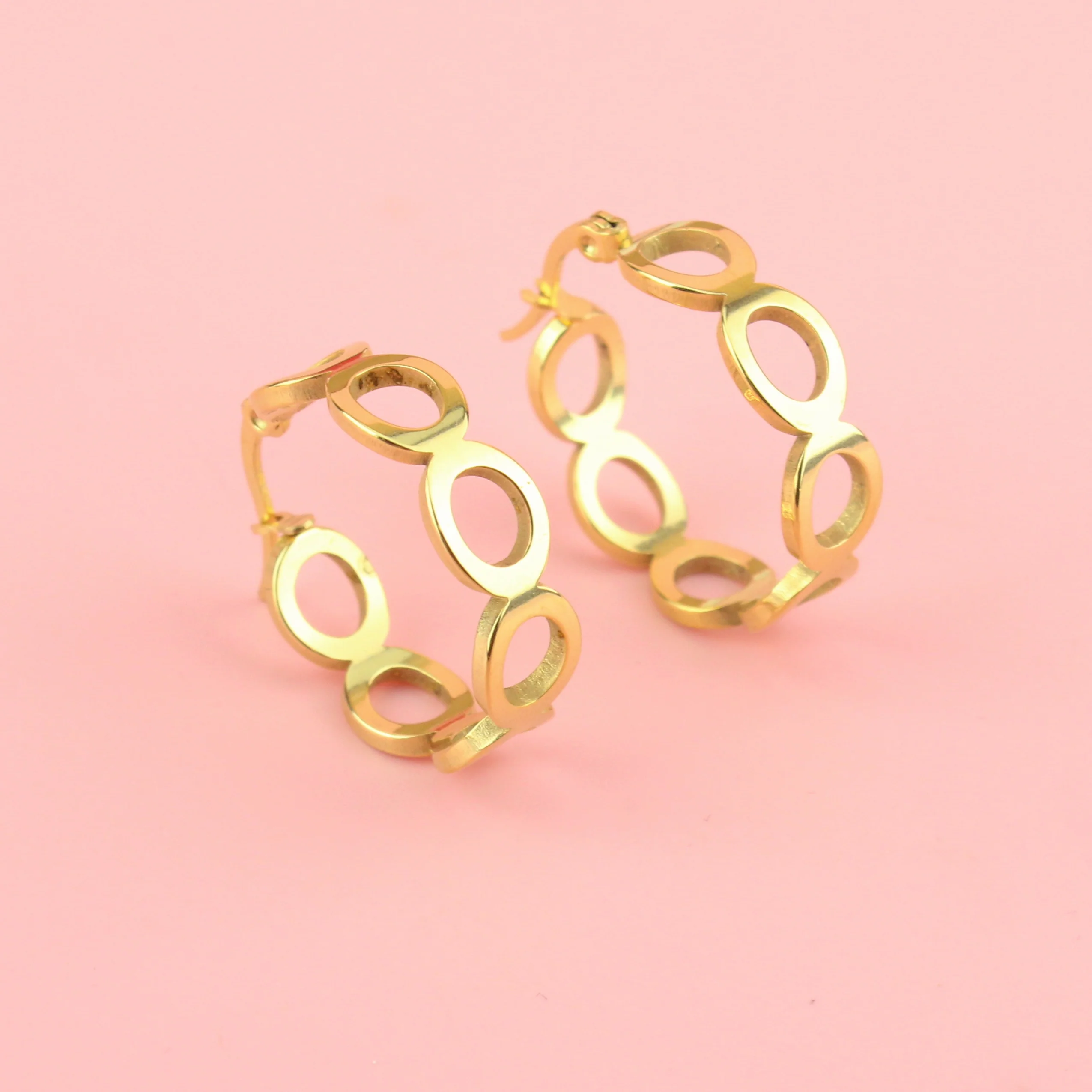 Mod Hoops (Gold Plated) - Image 2