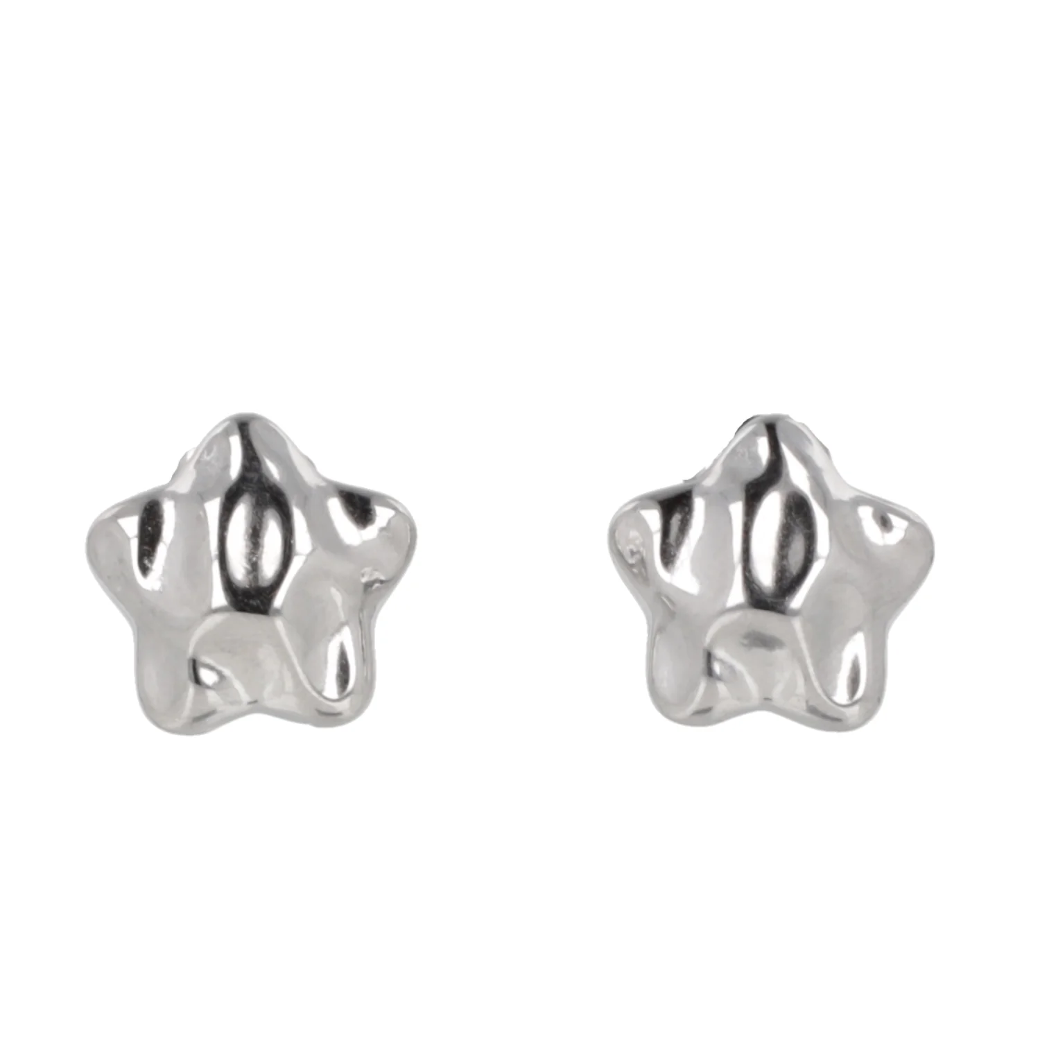 Molten Star Stud Earrings - Image 4