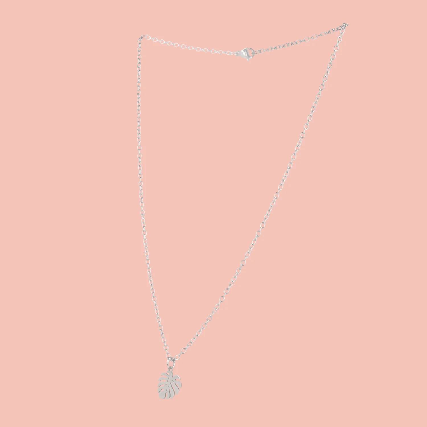 Monstera Leaf Necklace - Image 2