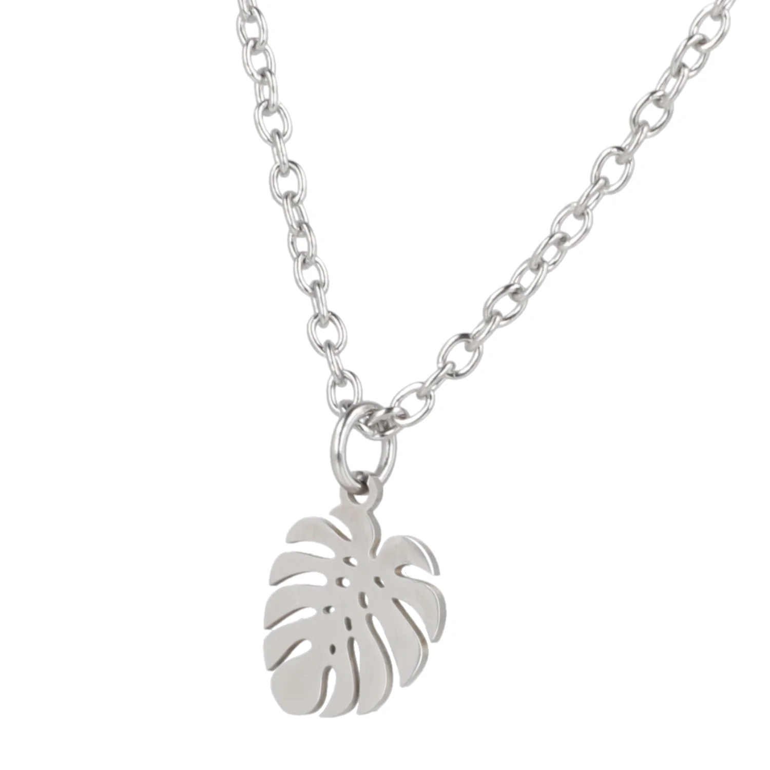 Monstera Leaf Necklace - Image 3