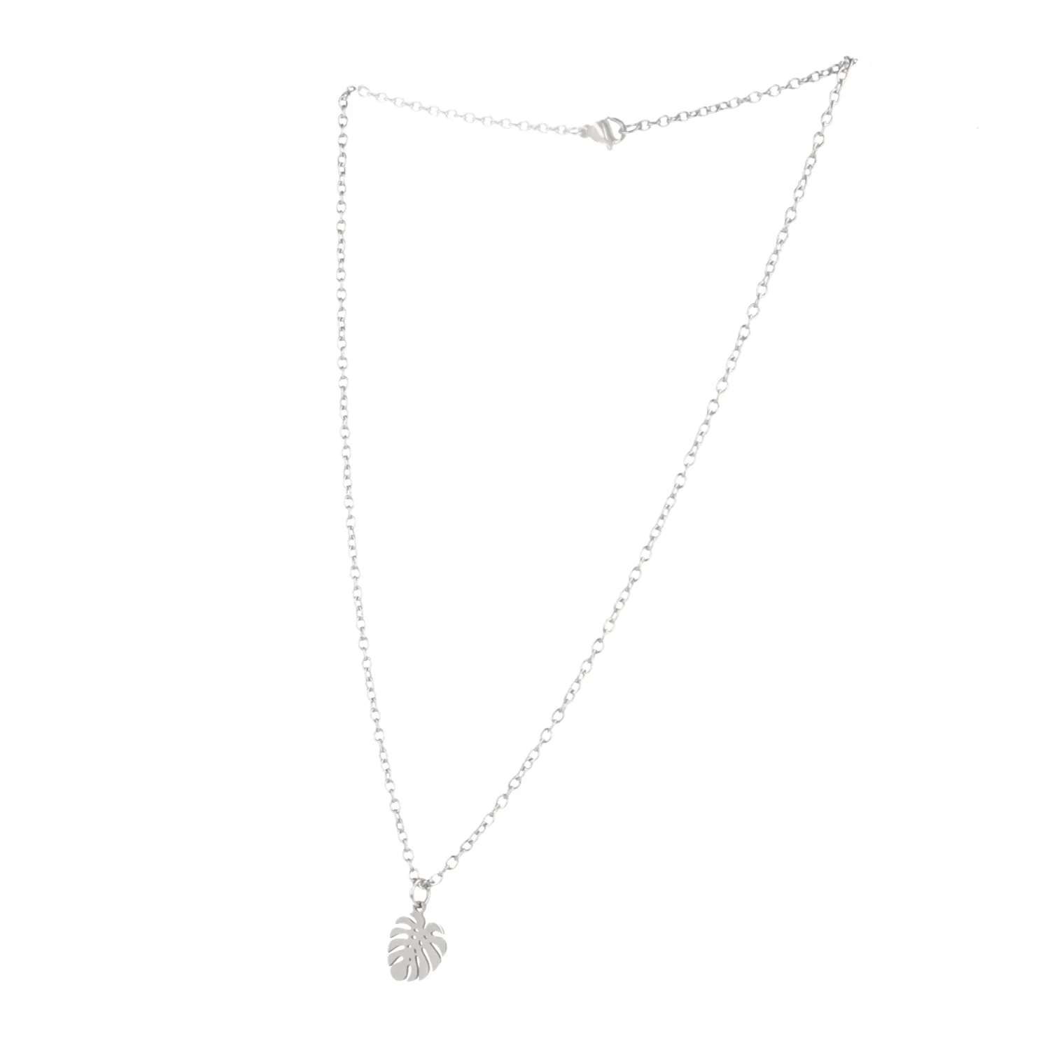Monstera Leaf Necklace - Image 4