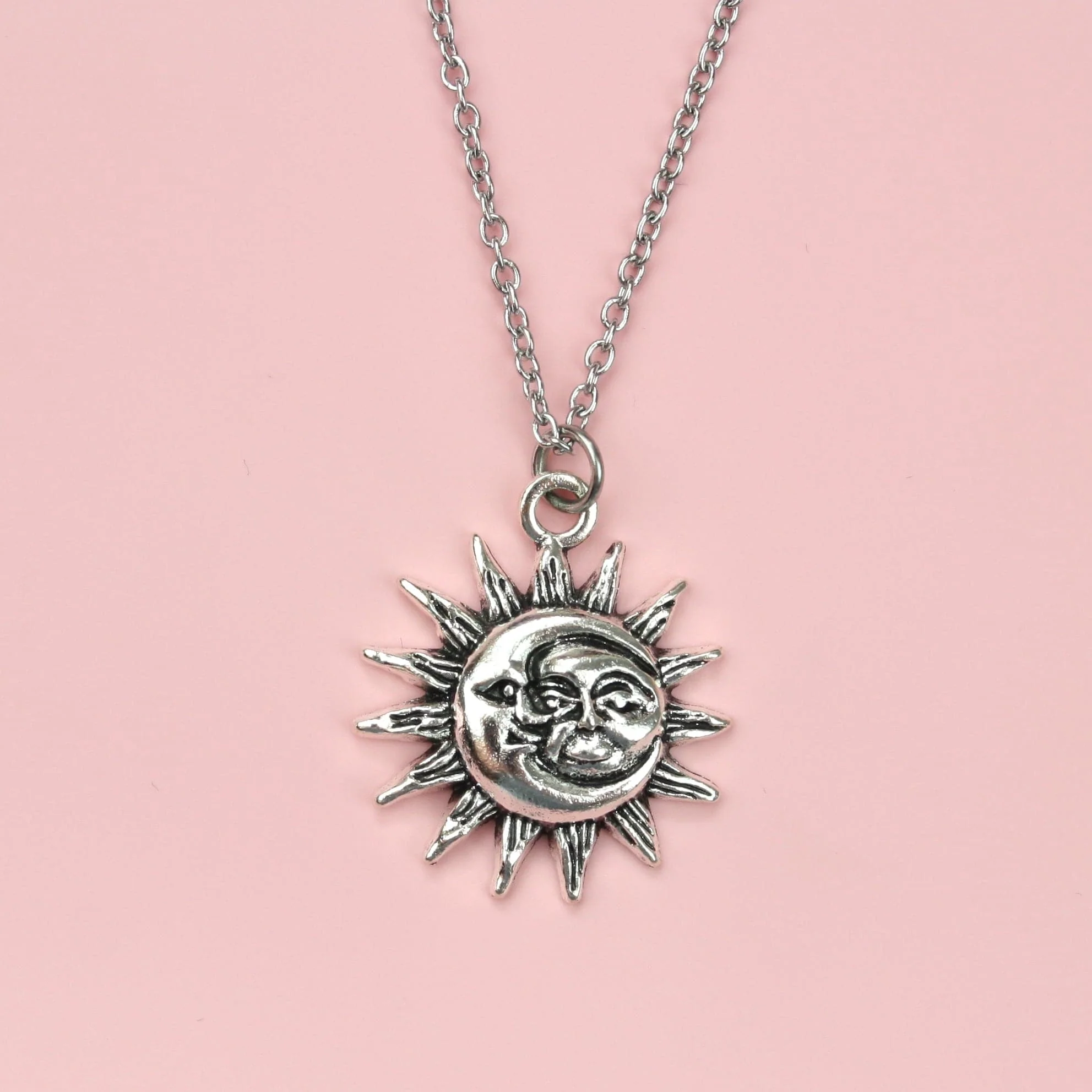 Moon and Sun Necklace