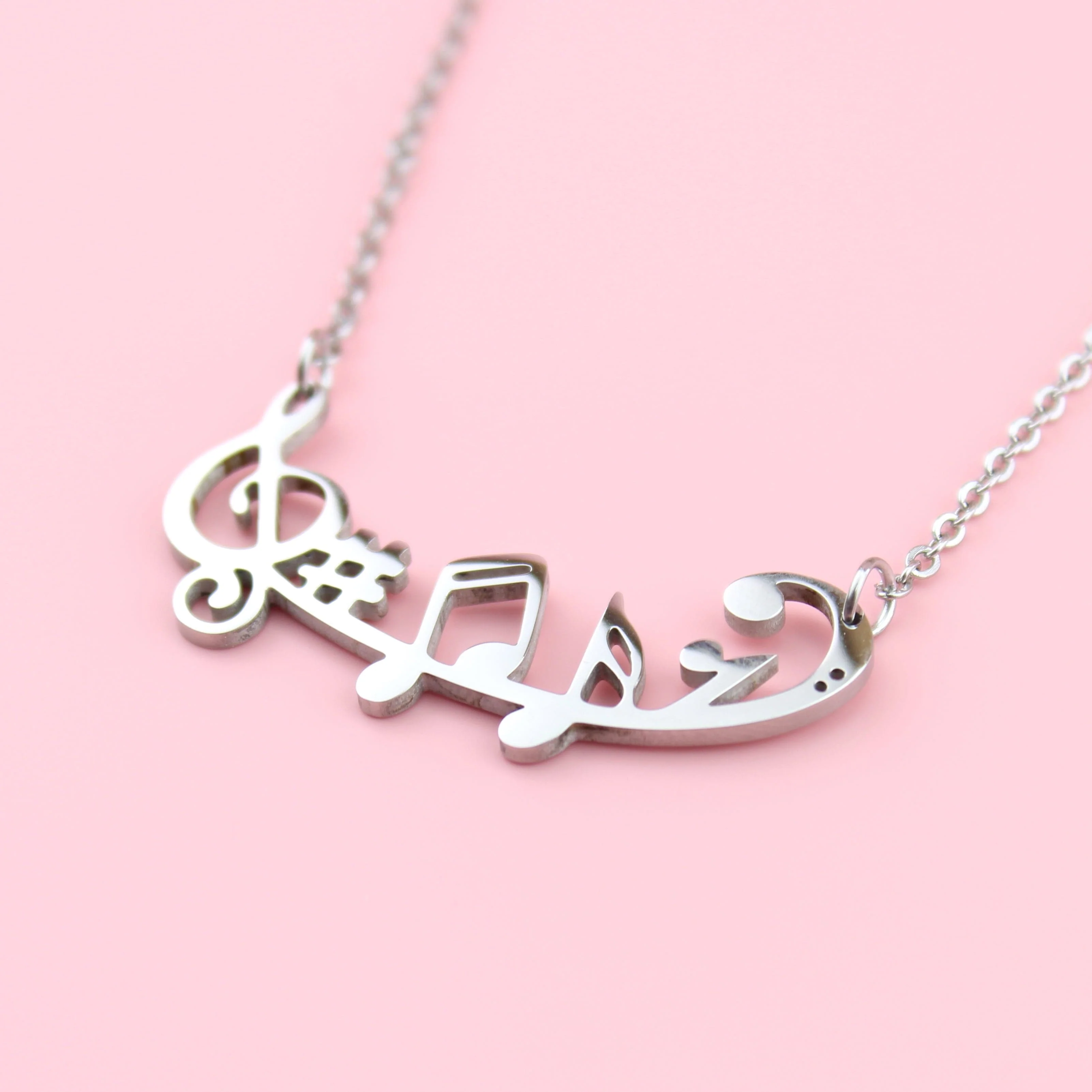 Music Note Necklace - Image 2