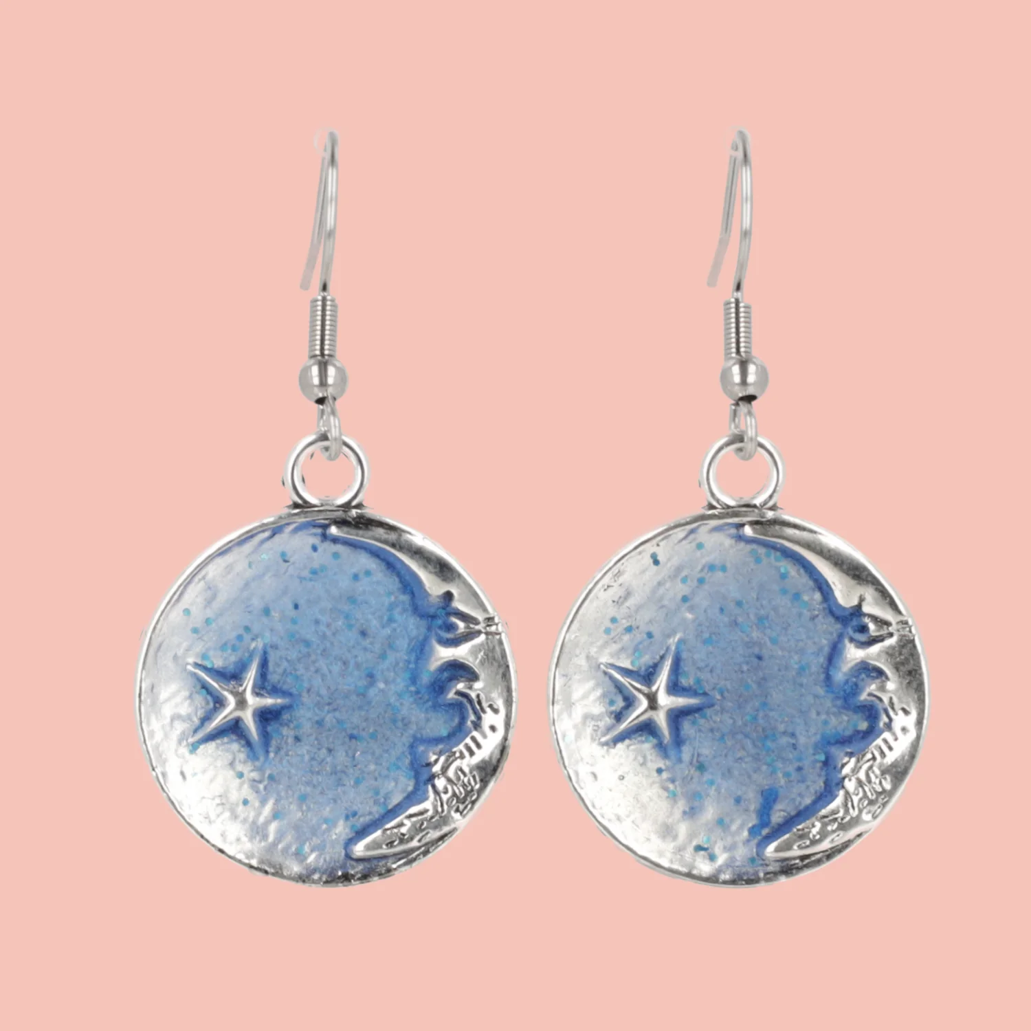 Once In A Blue Moon Drop Earrings