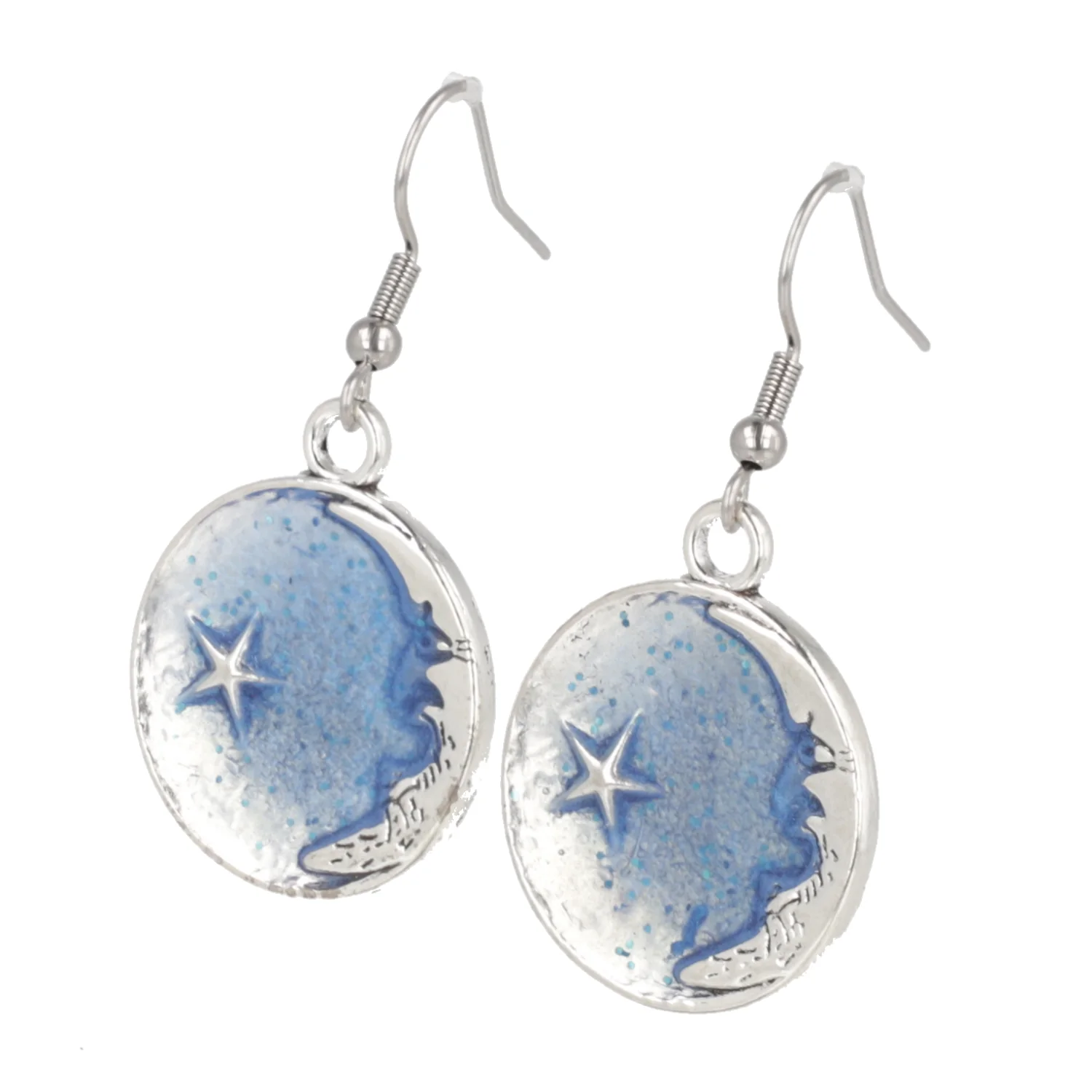 Once In A Blue Moon Drop Earrings - Image 4
