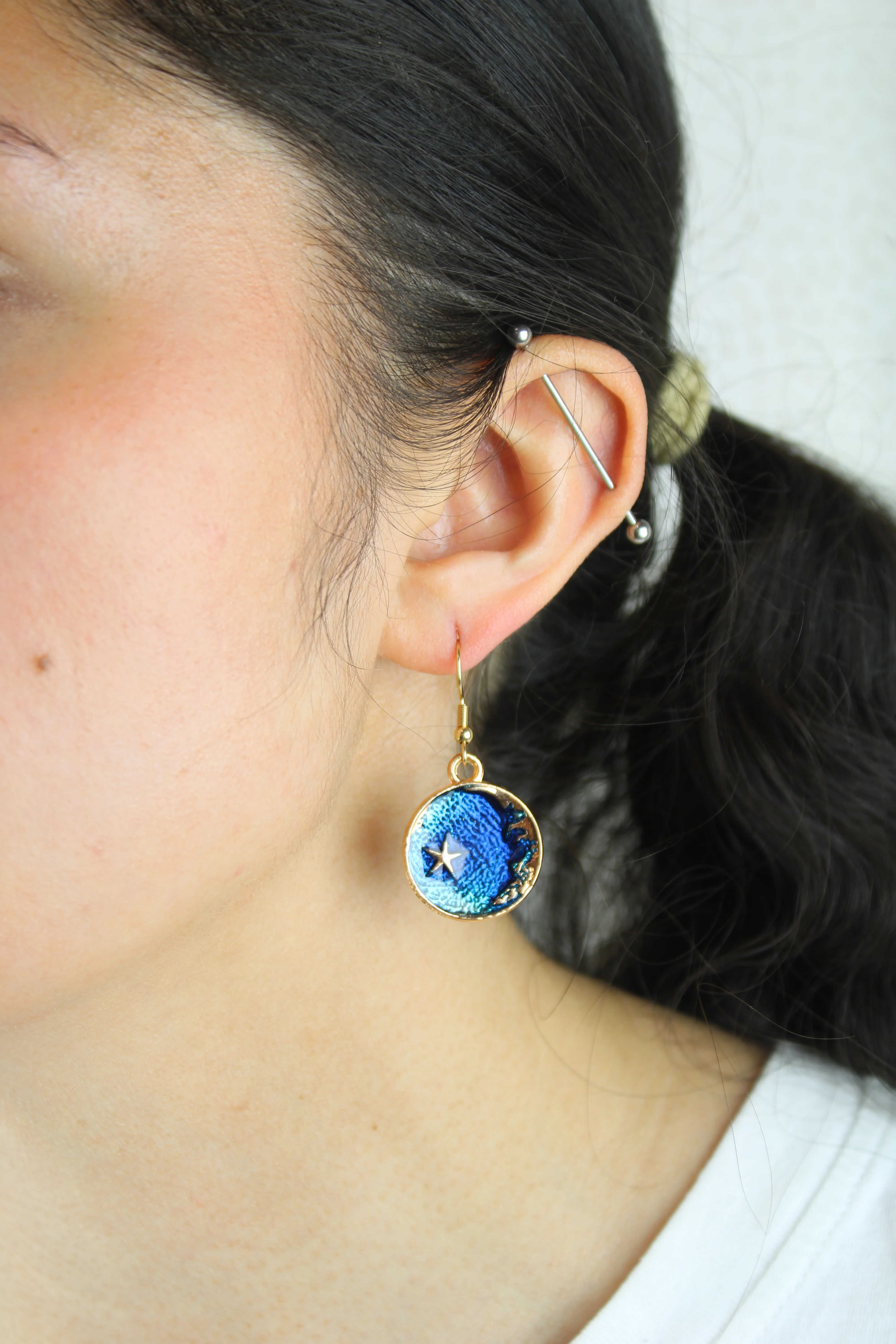 Once In A Blue Moon Earrings - Image 2