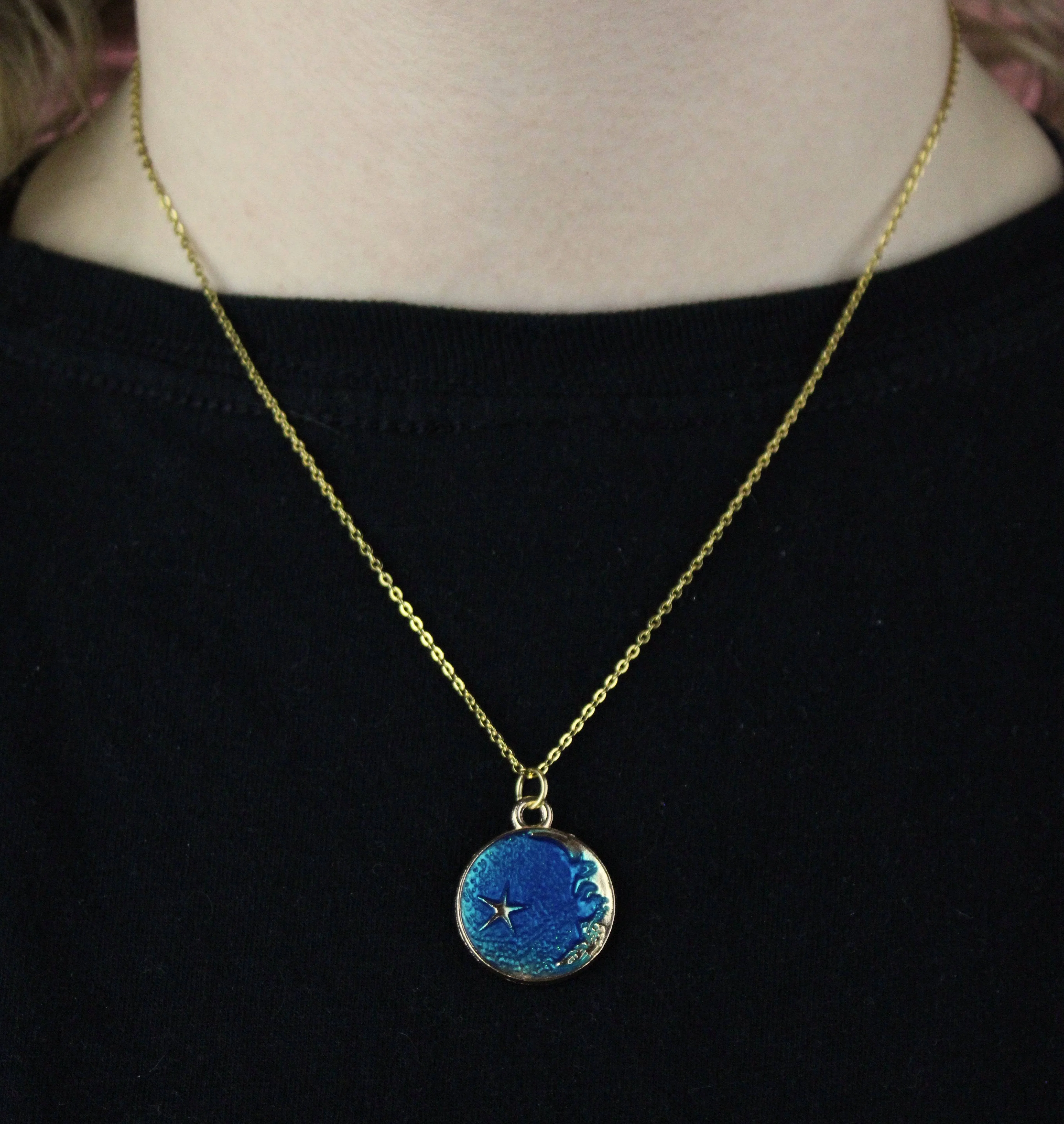 Once In A Blue Moon Necklace - Image 3
