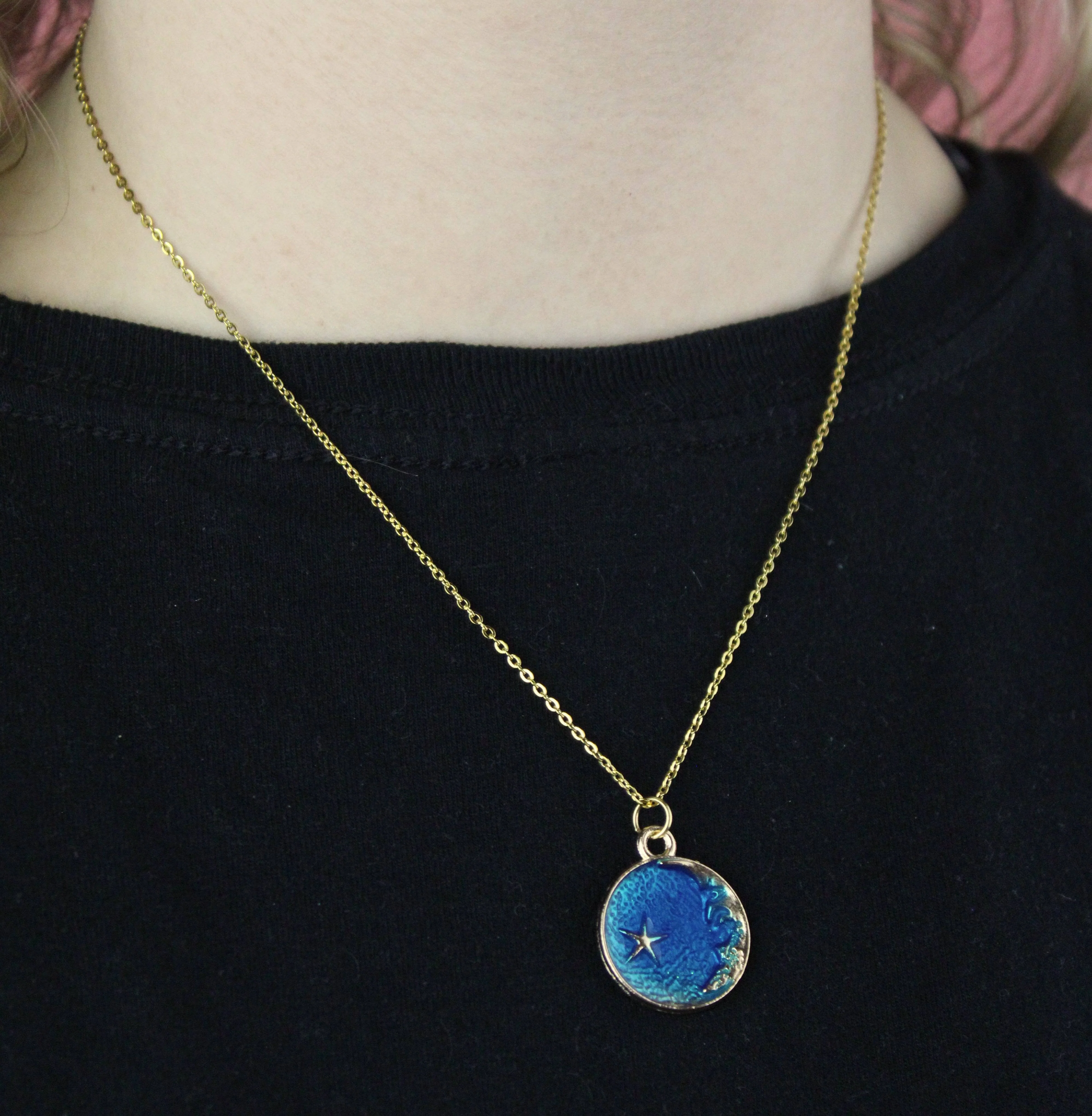 Once In A Blue Moon Necklace - Image 5