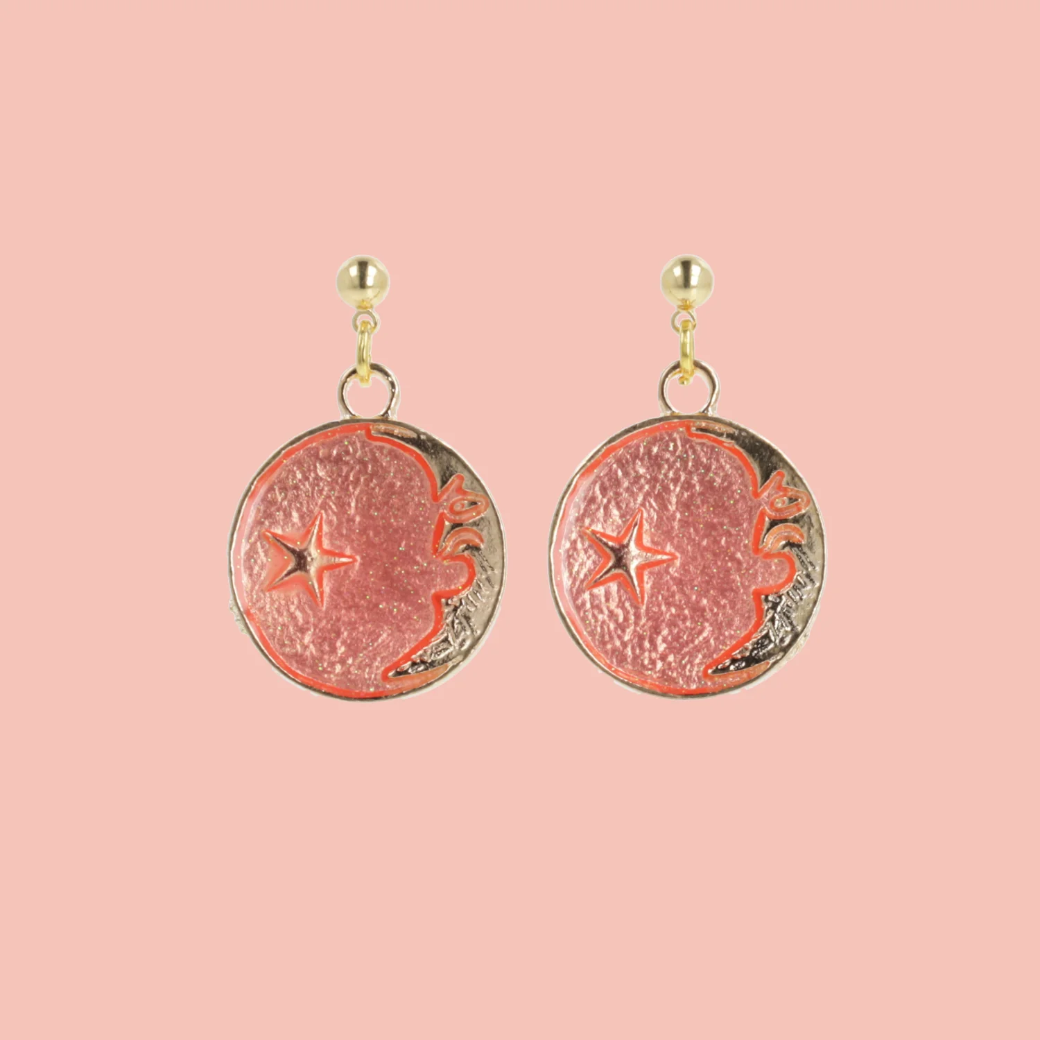 Once In A Pink Moon Earrings
