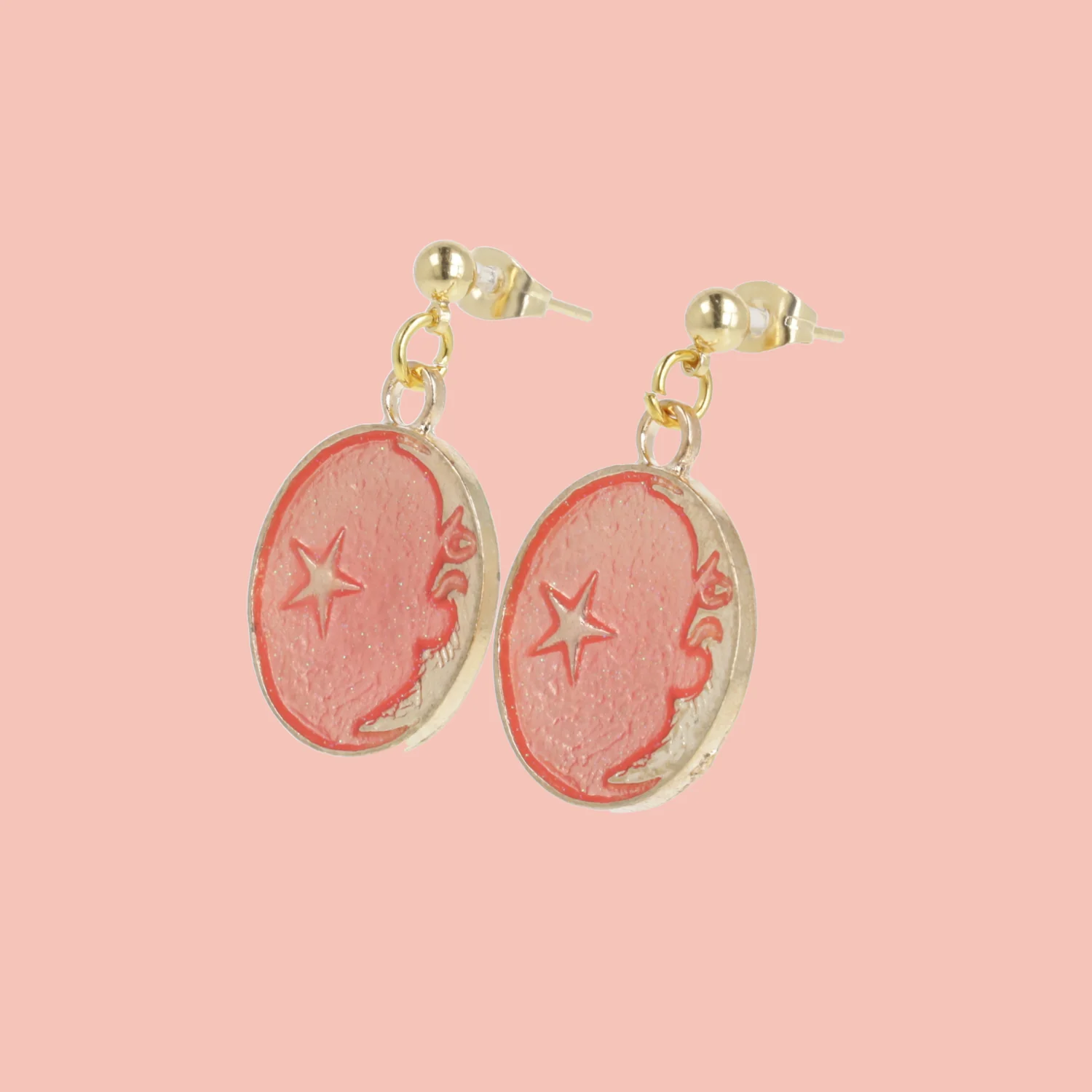 Once In A Pink Moon Earrings - Image 2