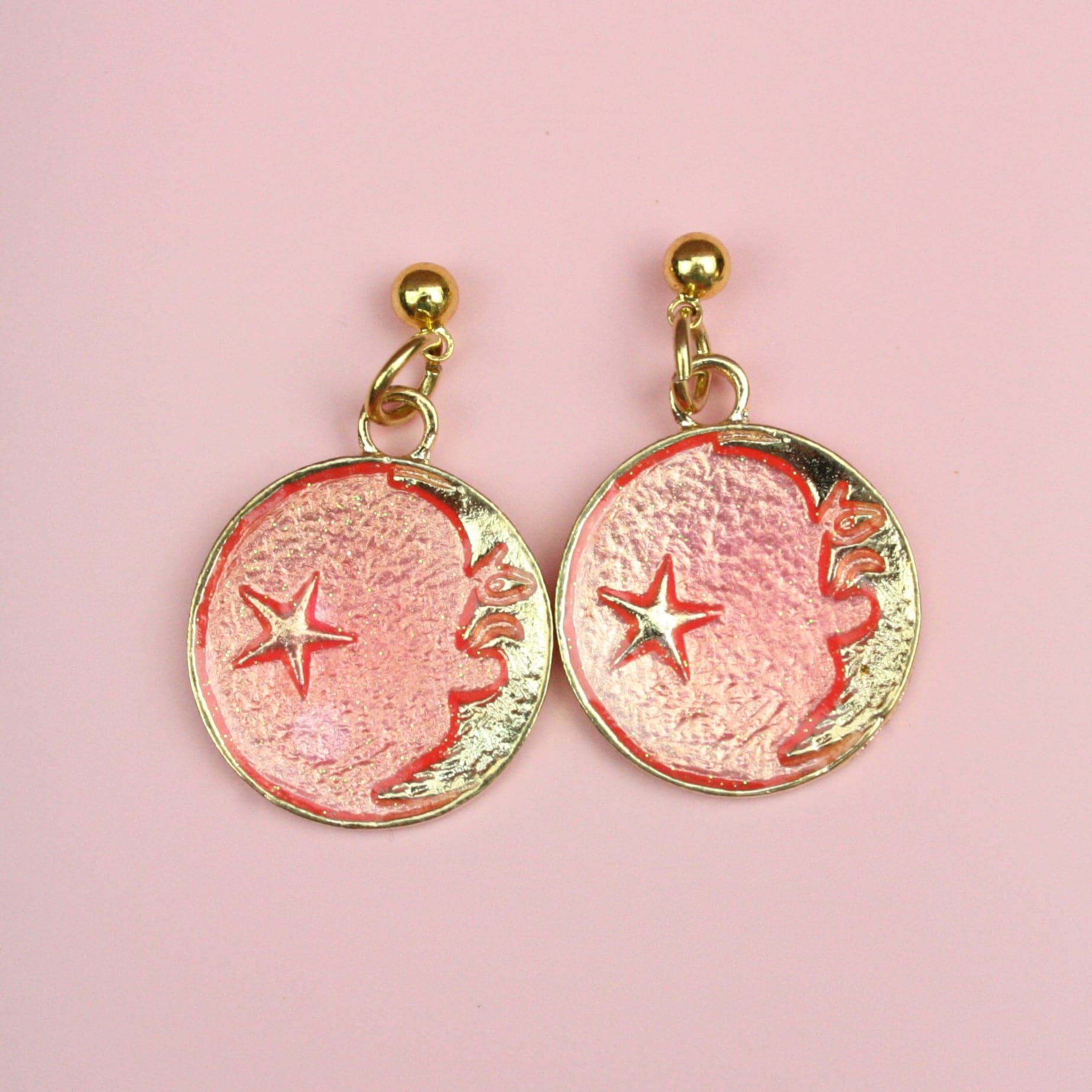 Once In A Pink Moon Earrings - Image 4
