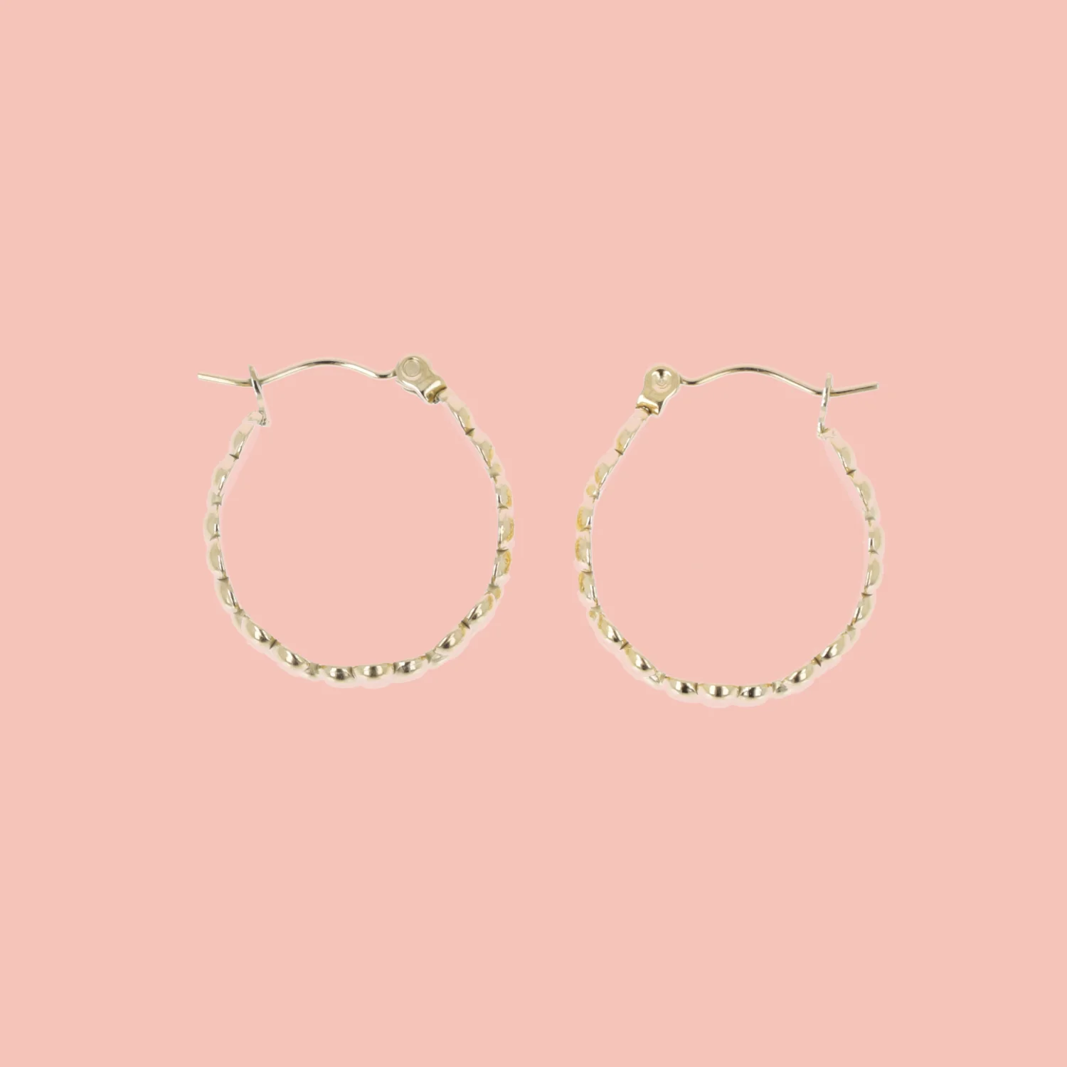 Oopsie Daisy Hoop Earrings (Gold Plated) - Image 10