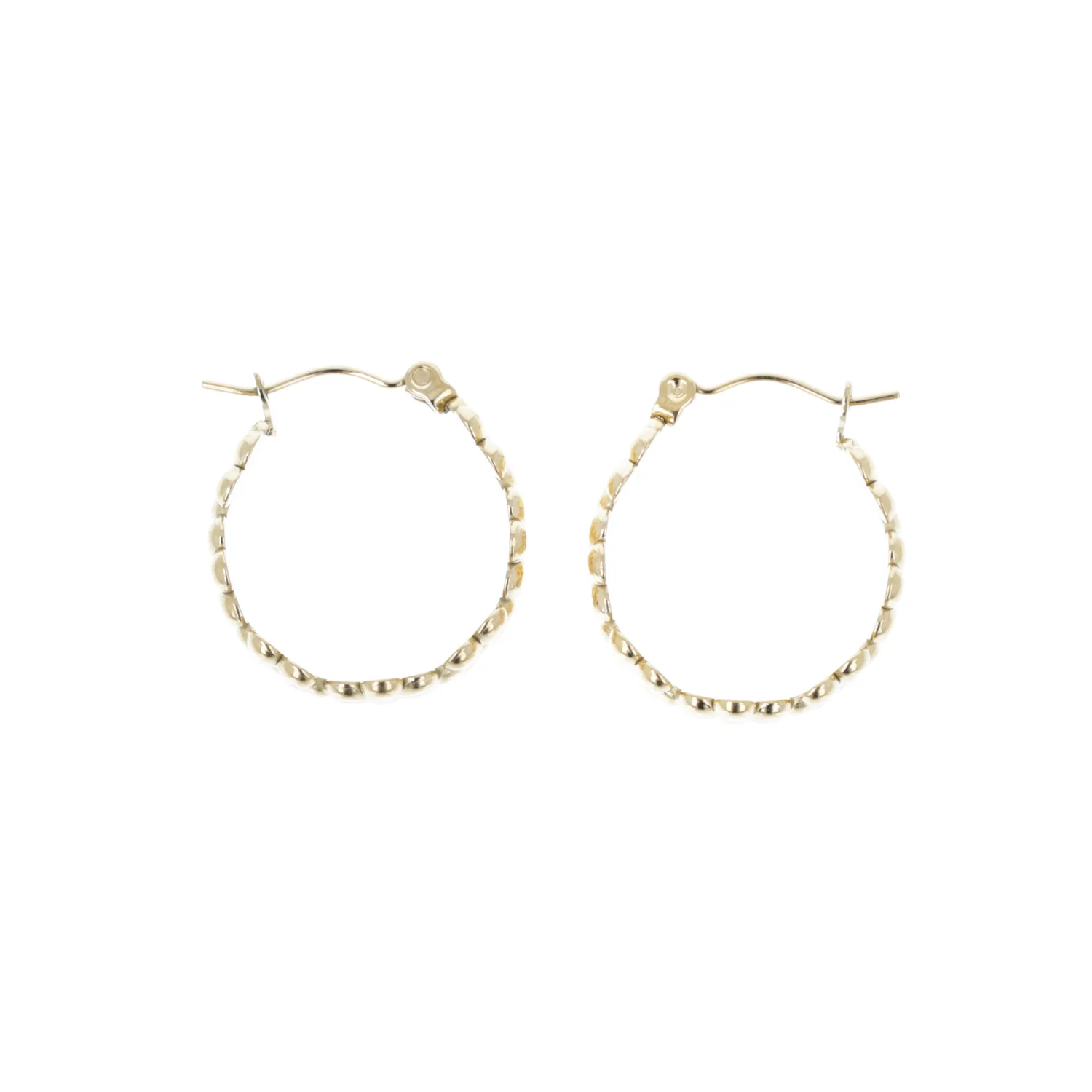 Oopsie Daisy Hoop Earrings (Gold Plated) - Image 7