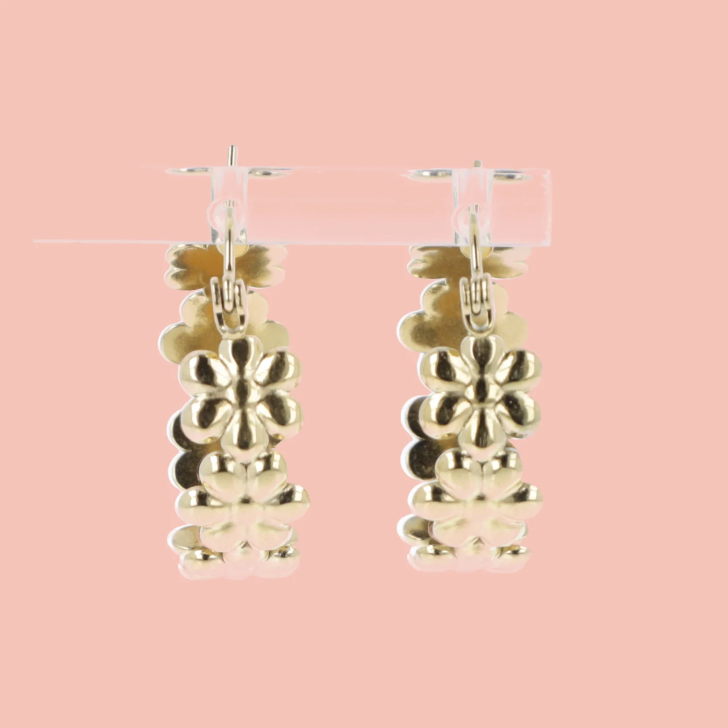 Oopsie Daisy Hoop Earrings (Gold Plated) - Image 9