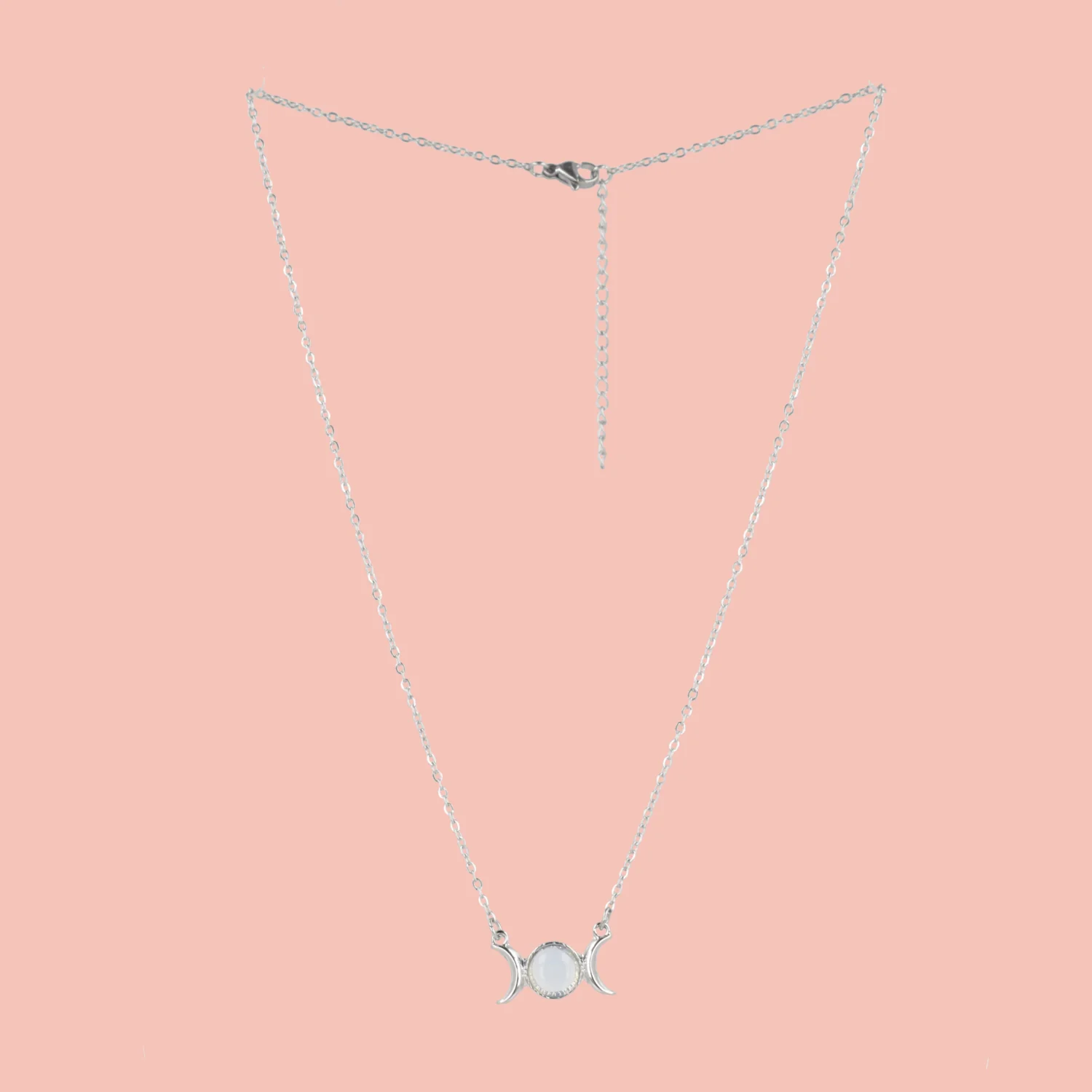Opal Moon Necklace - Image 3