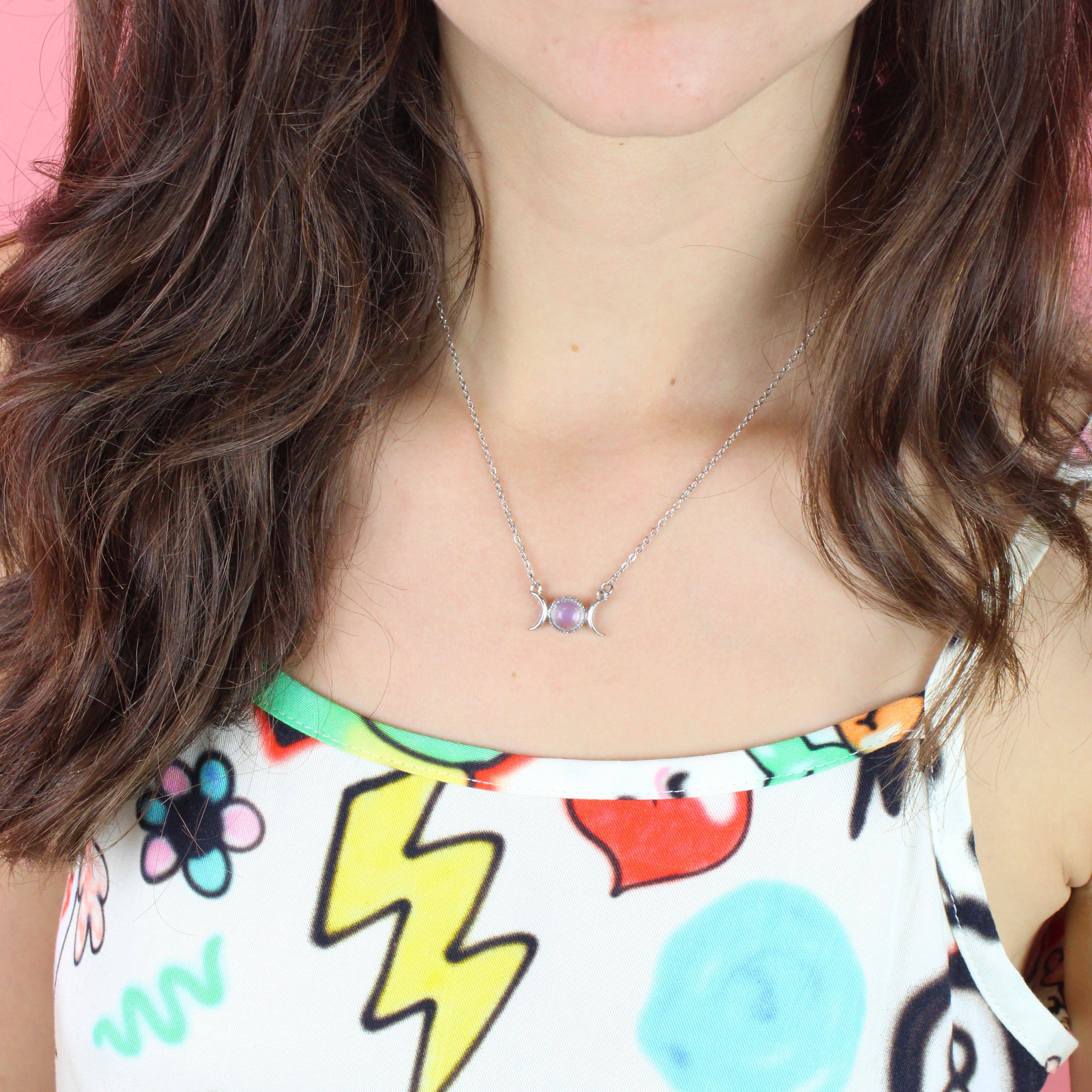 Opal Moon Necklace - Image 6
