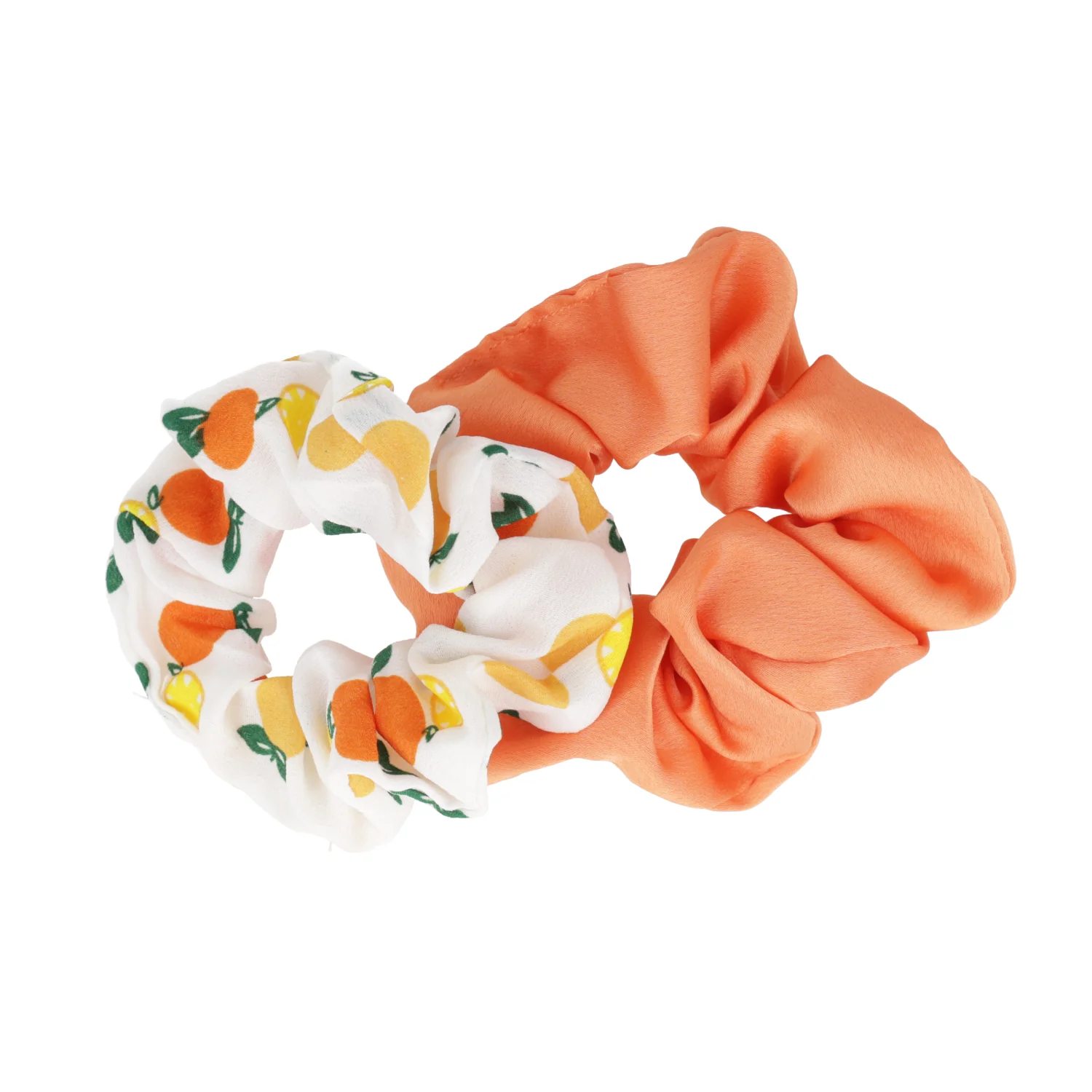 Orange Scrunchies - Set of 2 - Image 3