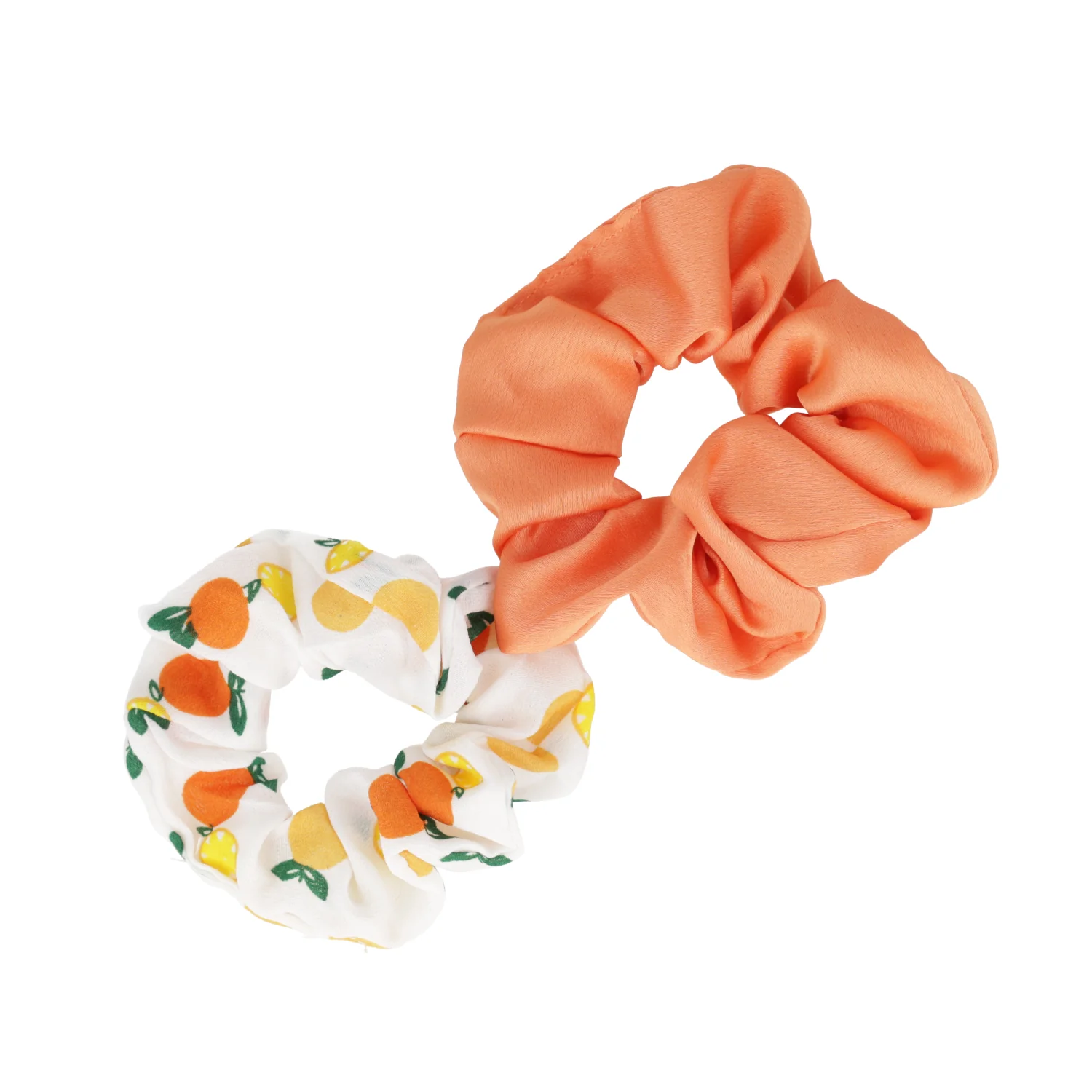 Orange Scrunchies - Set of 2 - Image 4