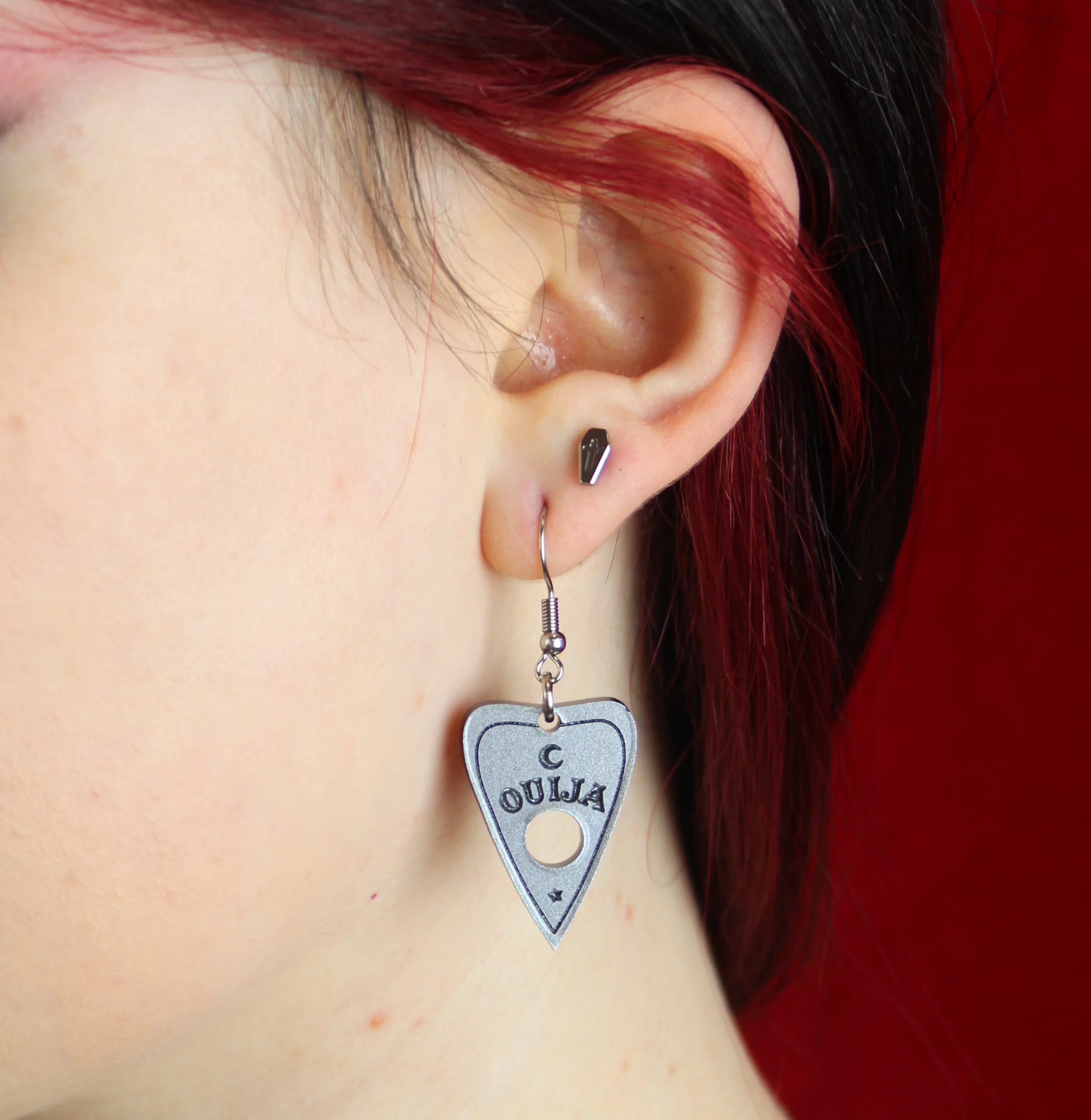 Ouija Planchette Earrings - Image 2