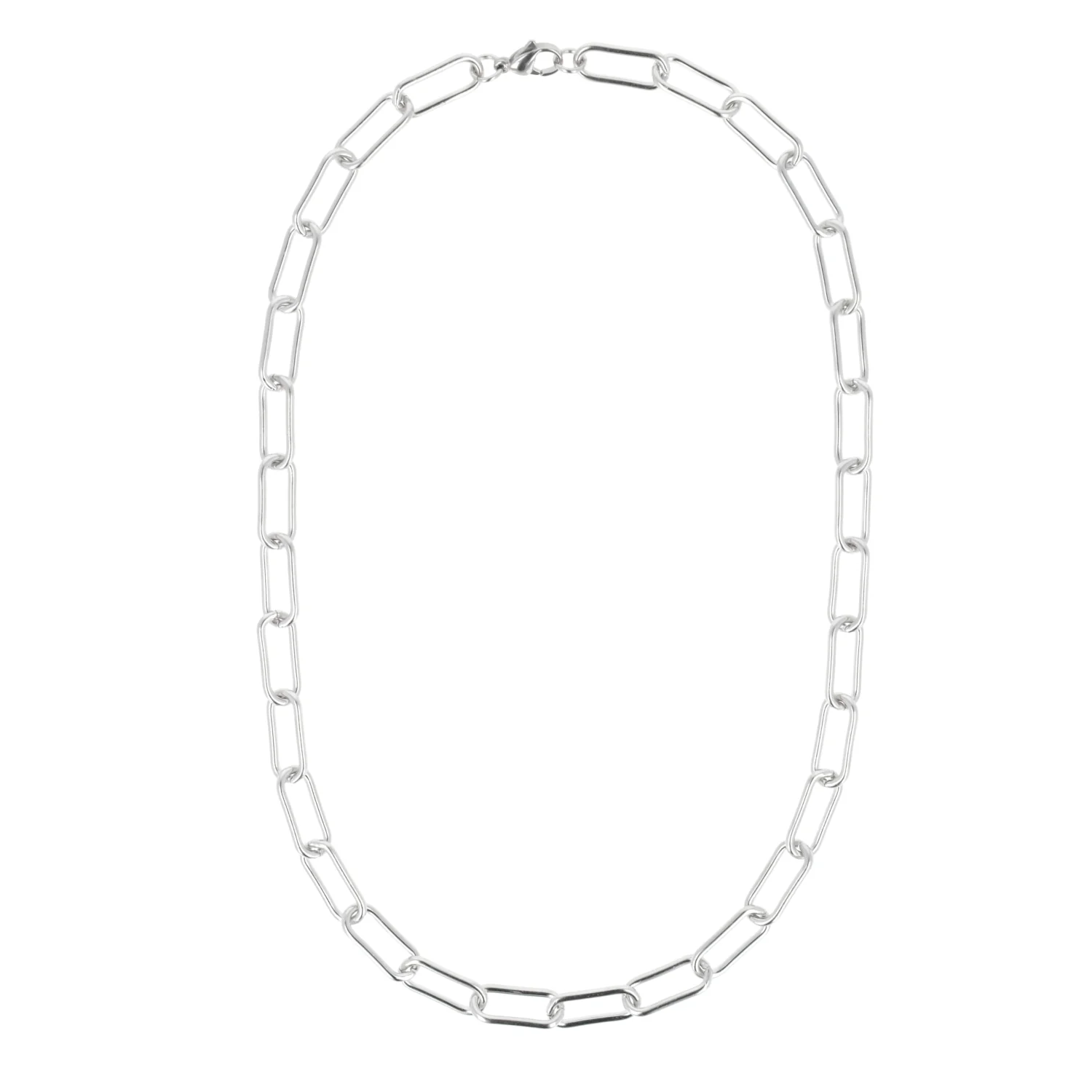 Oval Link Chain Necklace - Image 3
