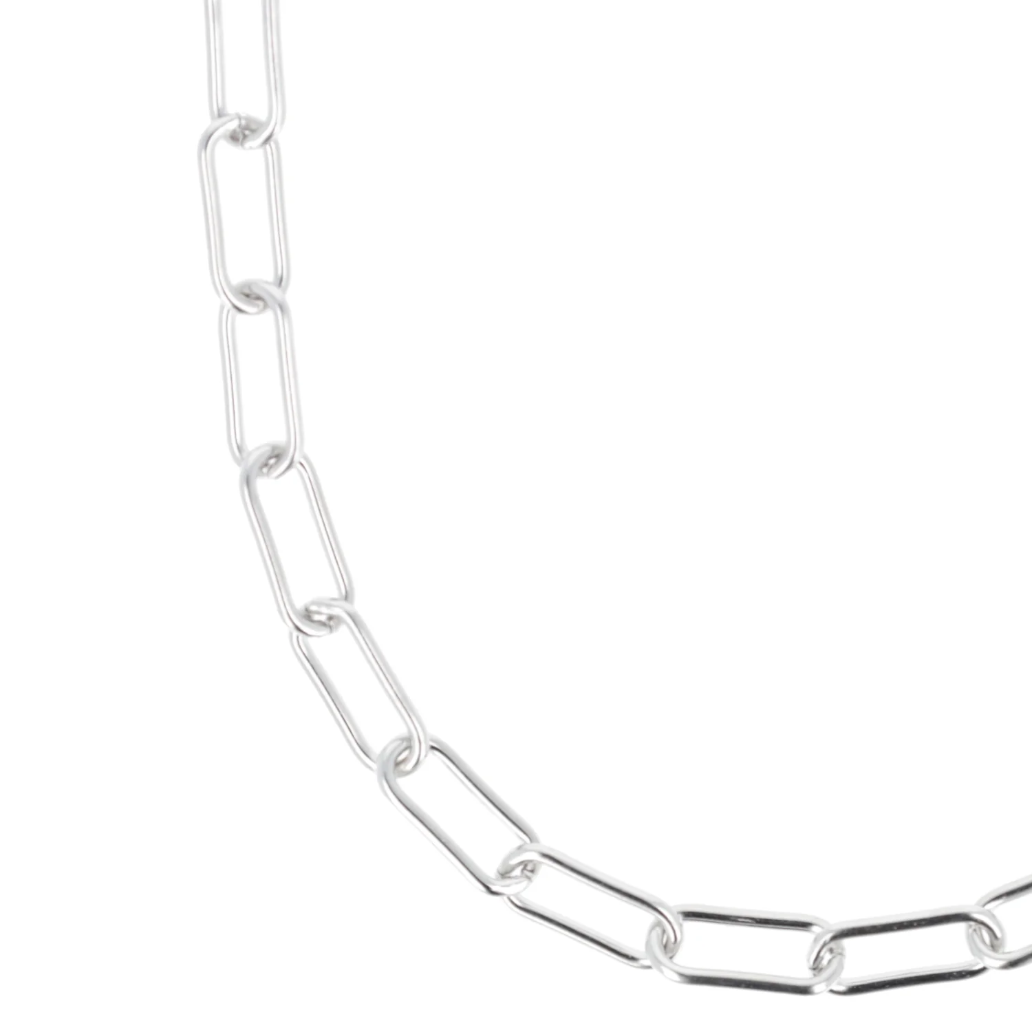 Oval Link Chain Necklace - Image 4