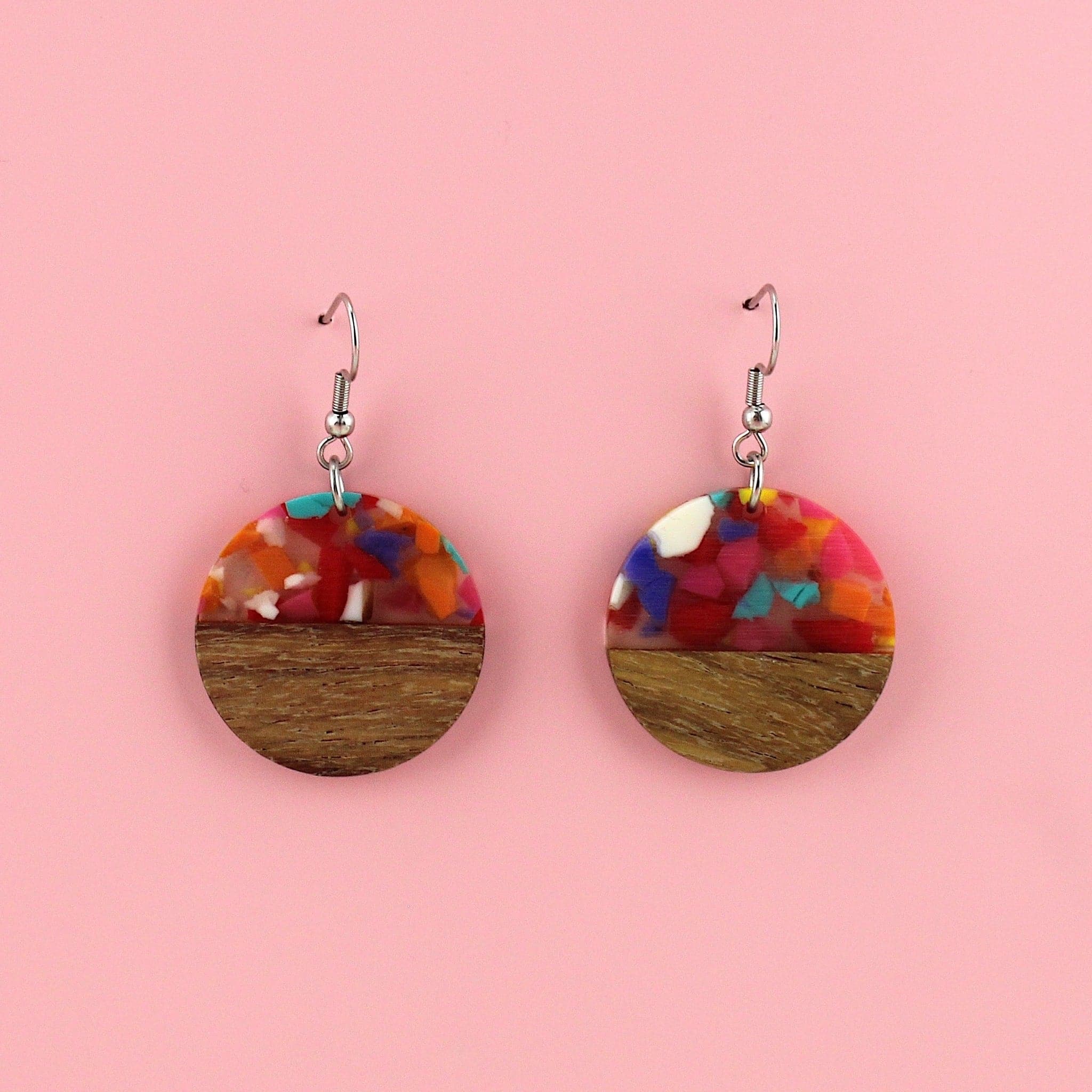 Party Pop Circle Earrings