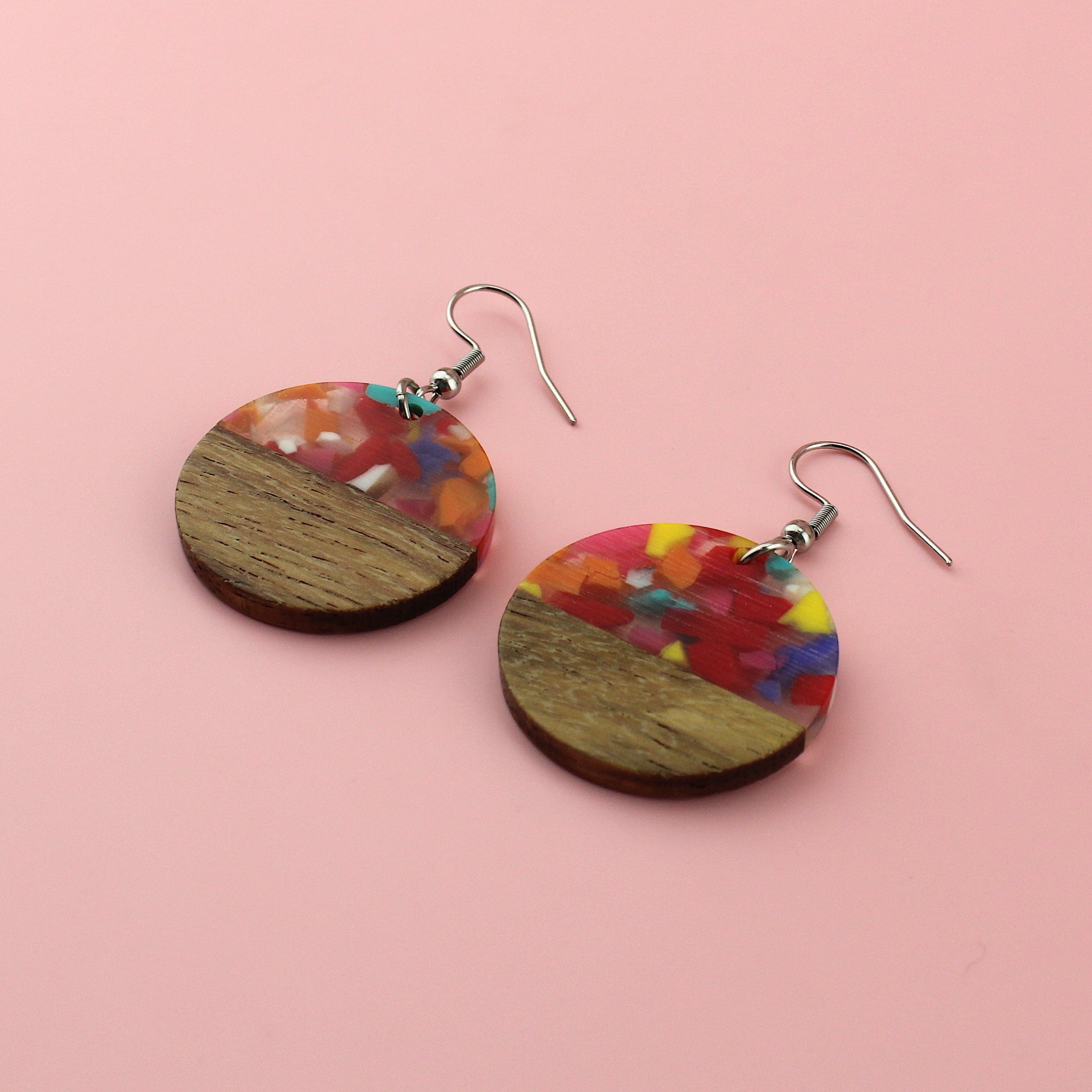 Party Pop Circle Earrings - Image 3