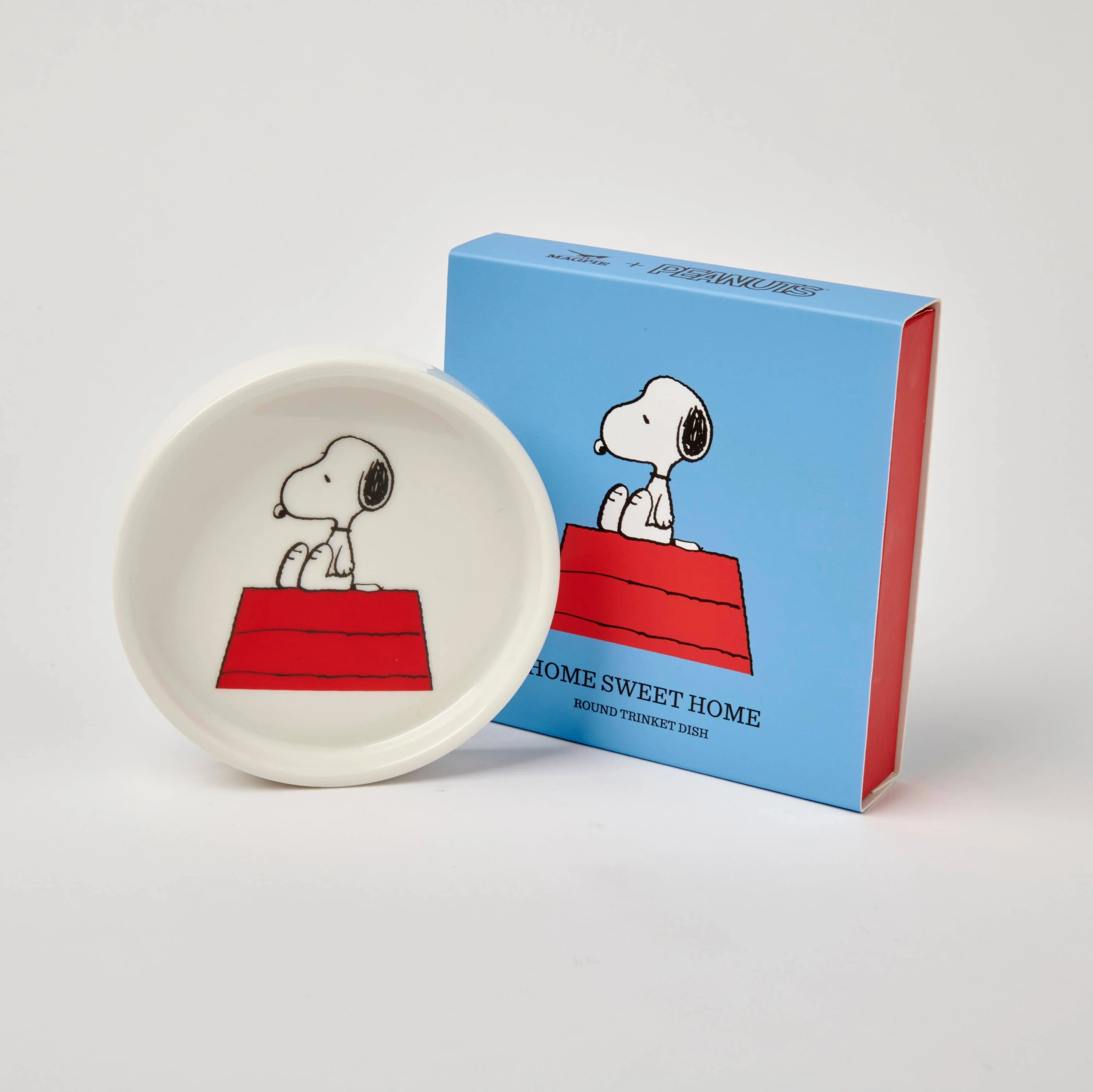 Peanuts Round Shaped Trinket Dish - Home Sweet Home