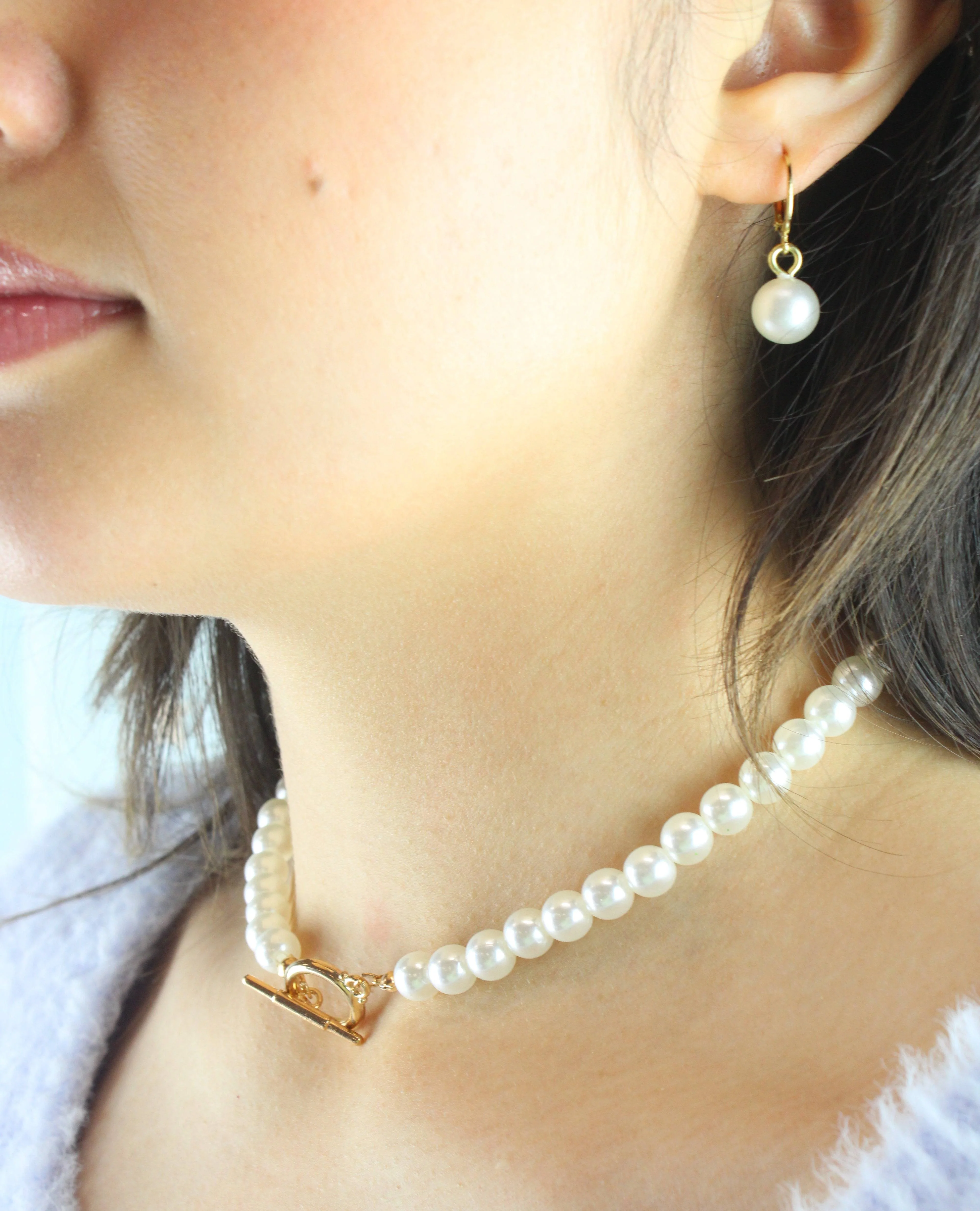 Pearlfectly Simple Necklace (Gold Plated) - Image 2