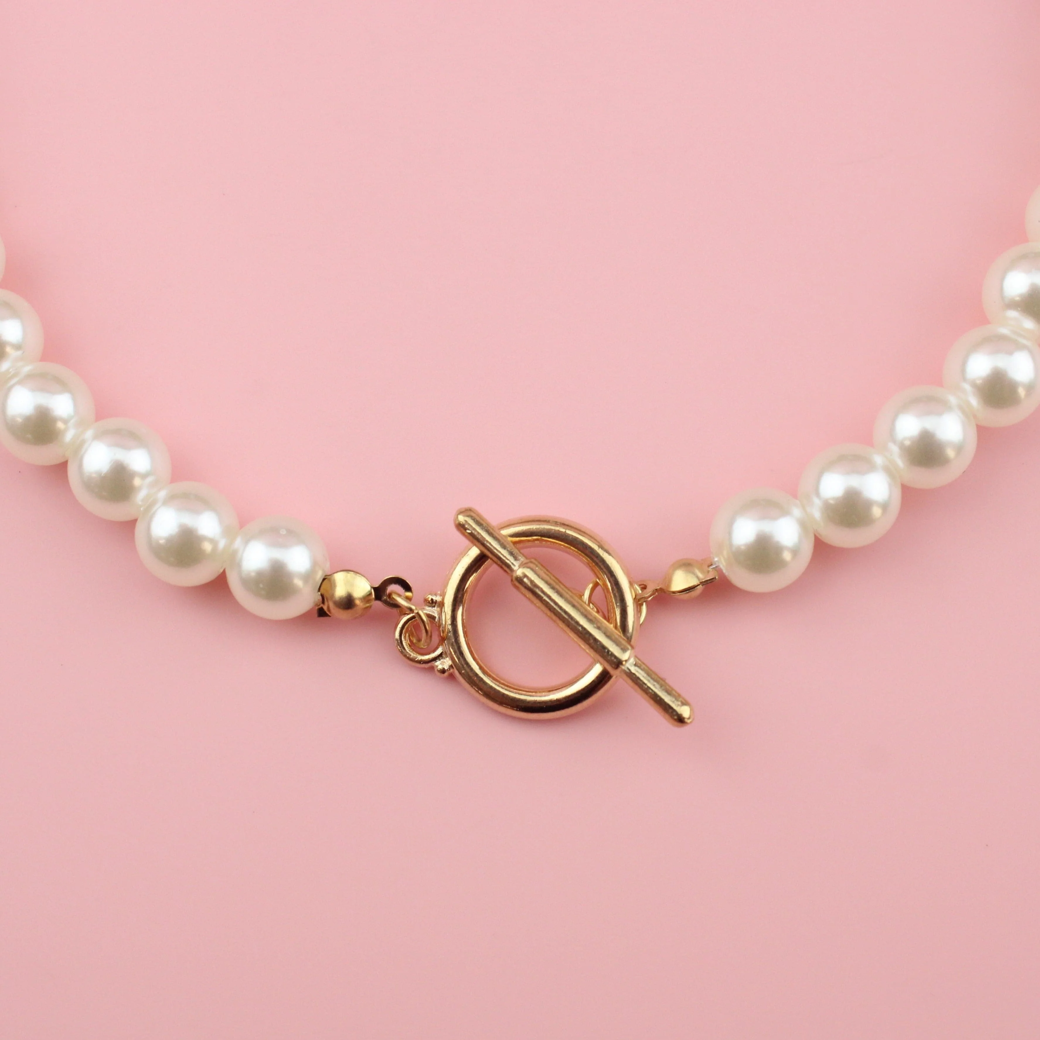 Pearlfectly Simple Necklace (Gold Plated) - Image 3