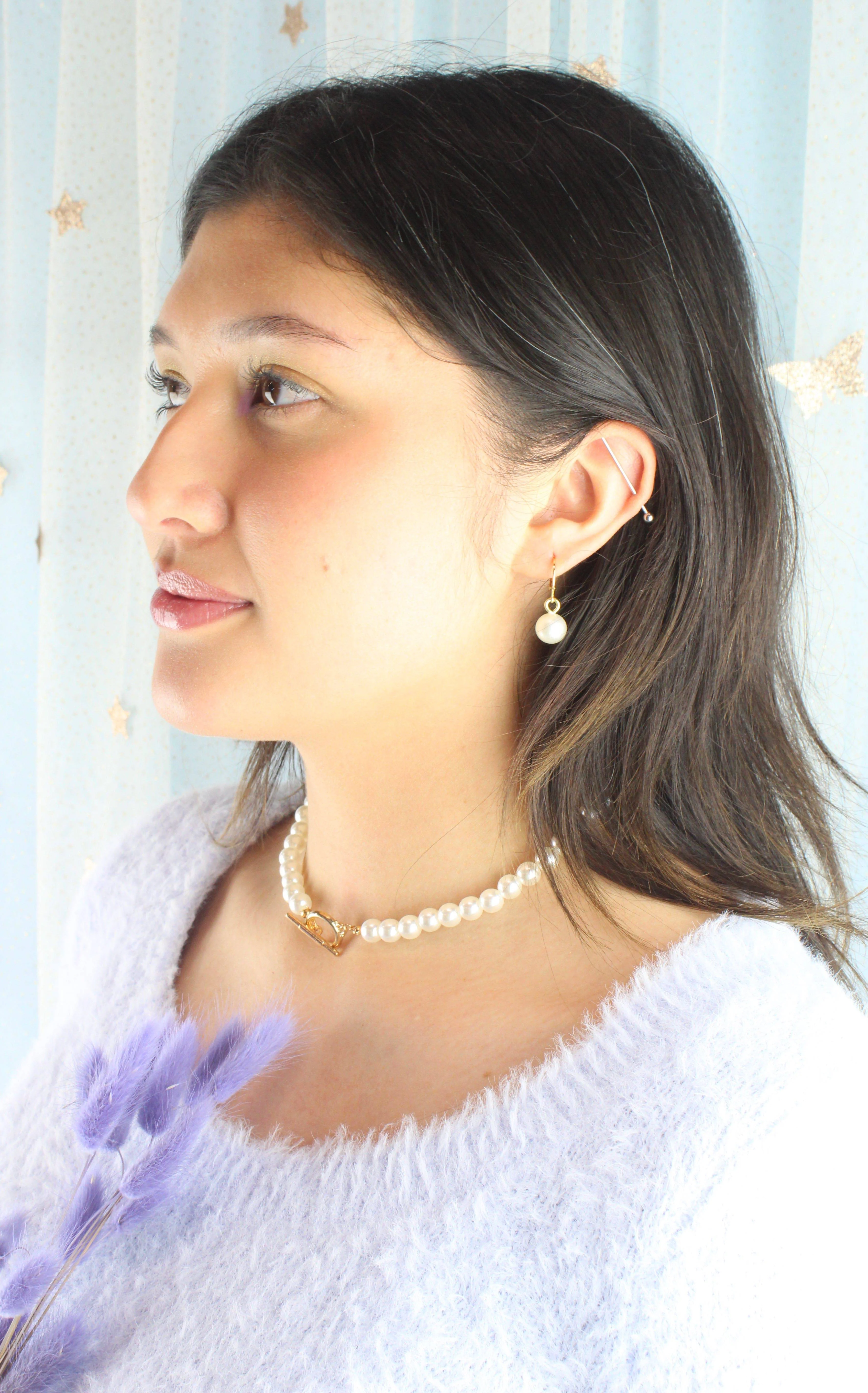 Pearlfectly Simple Necklace (Gold Plated) - Image 4