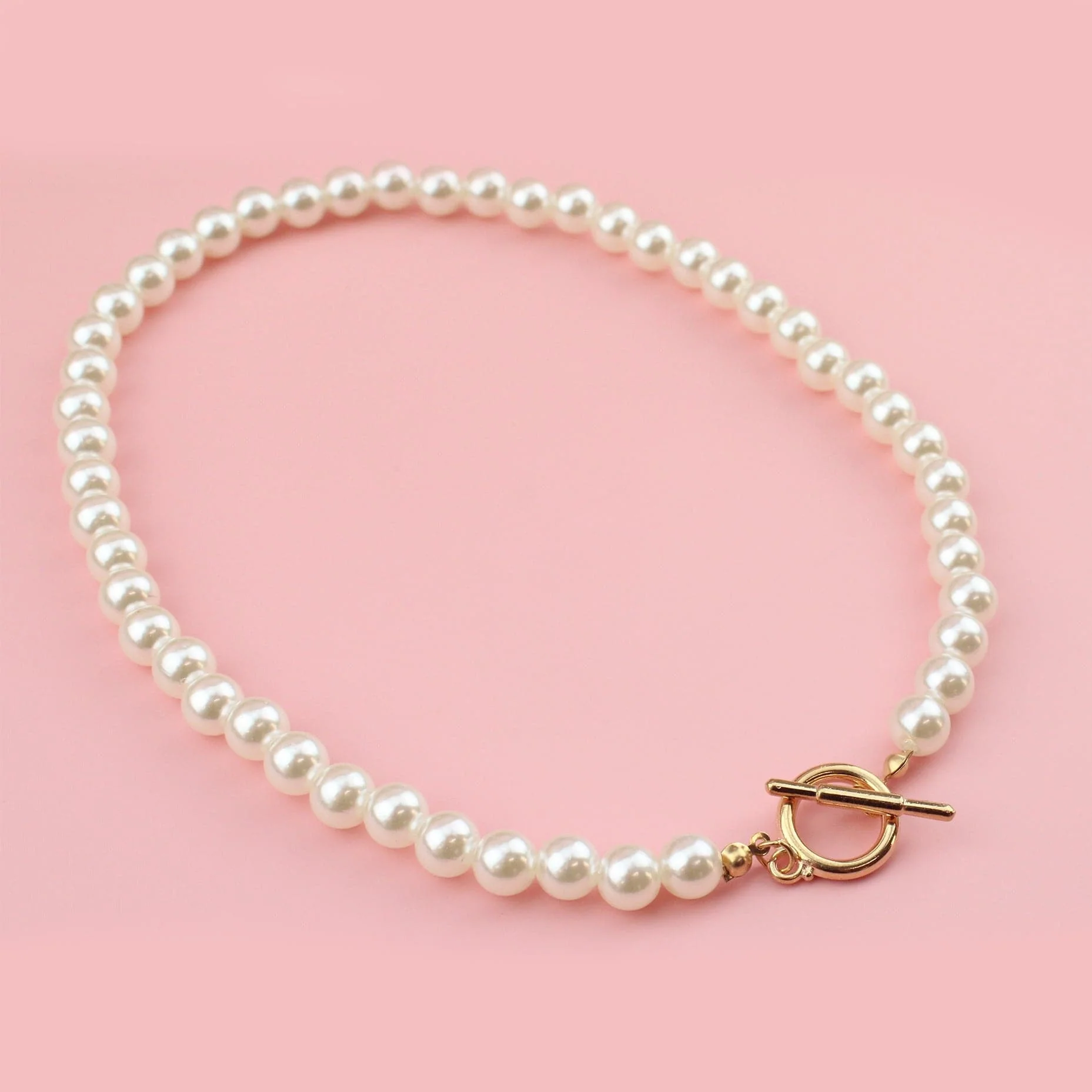 Pearlfectly Simple Necklace (Gold Plated) - Image 5