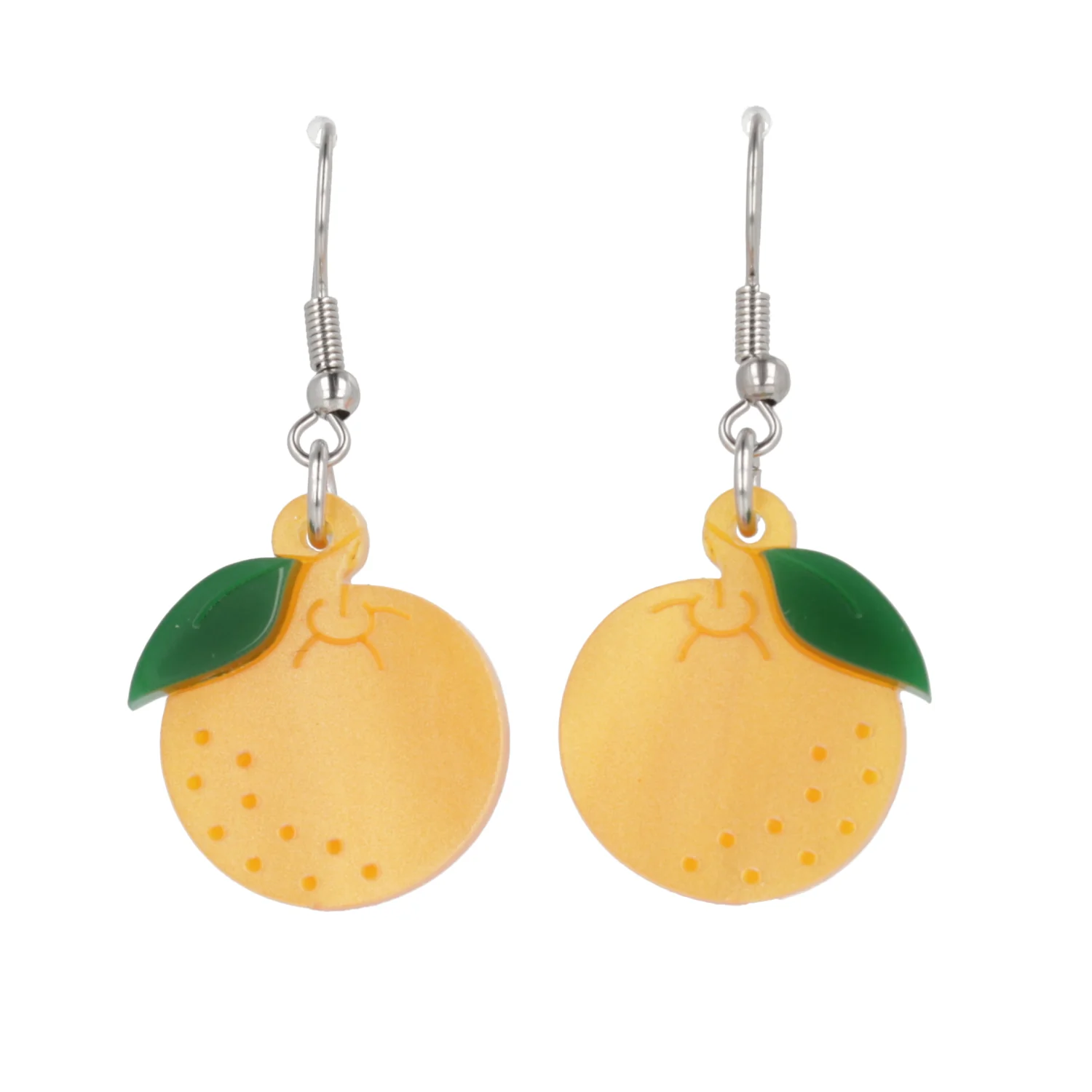 Peel The Love Orange Earrings - Image 3