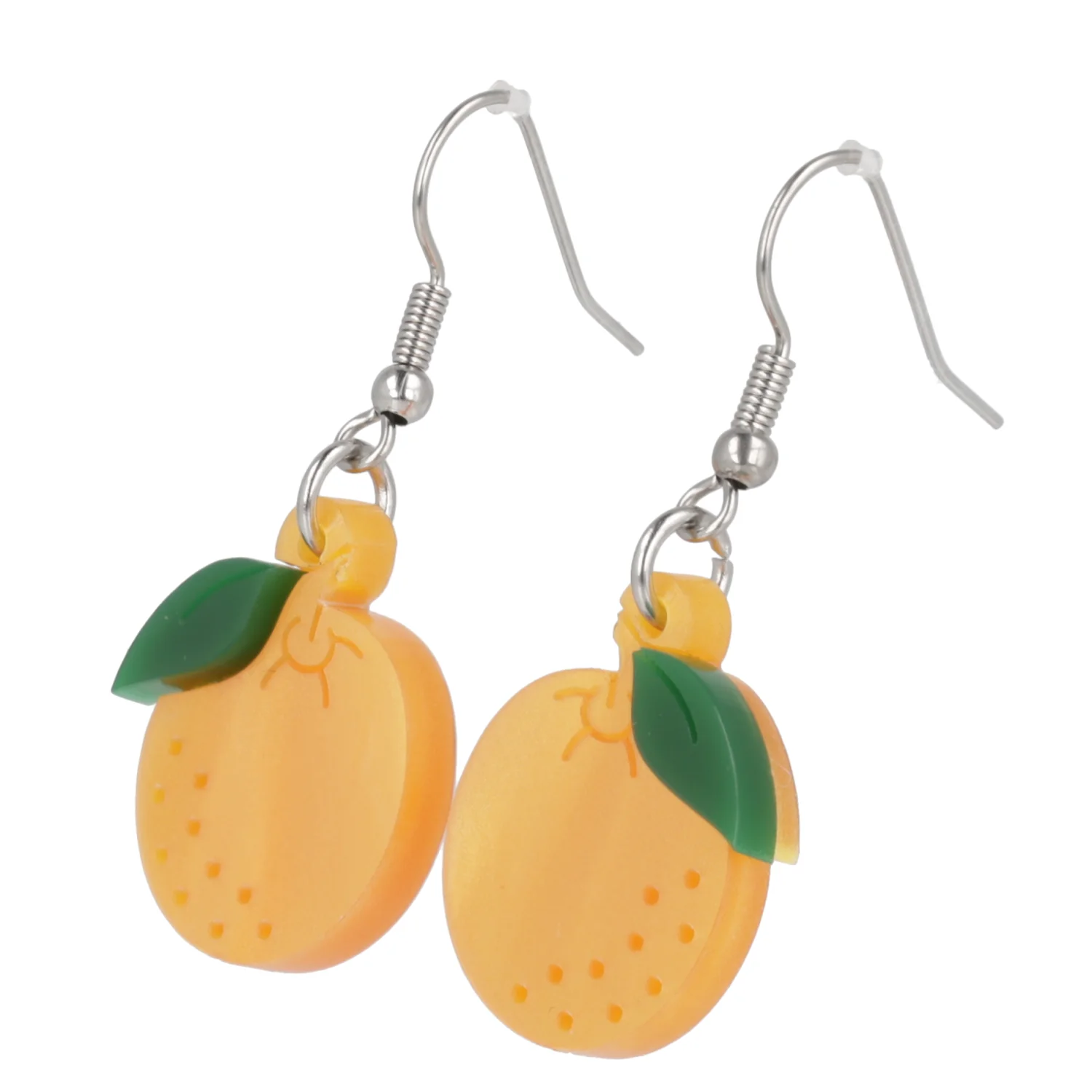 Peel The Love Orange Earrings - Image 4