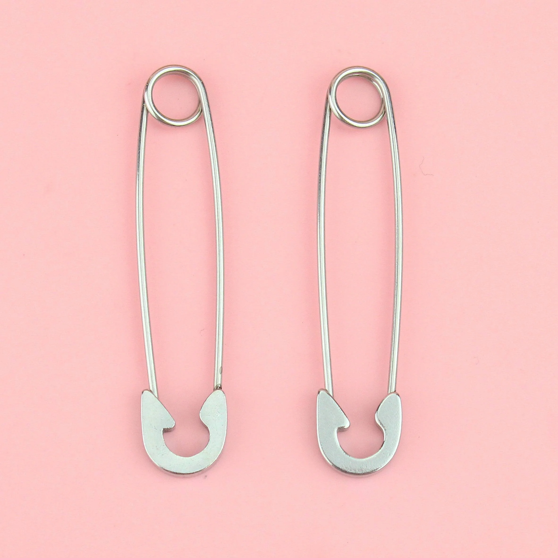 Pin it to Win it Safety Pin Earrings