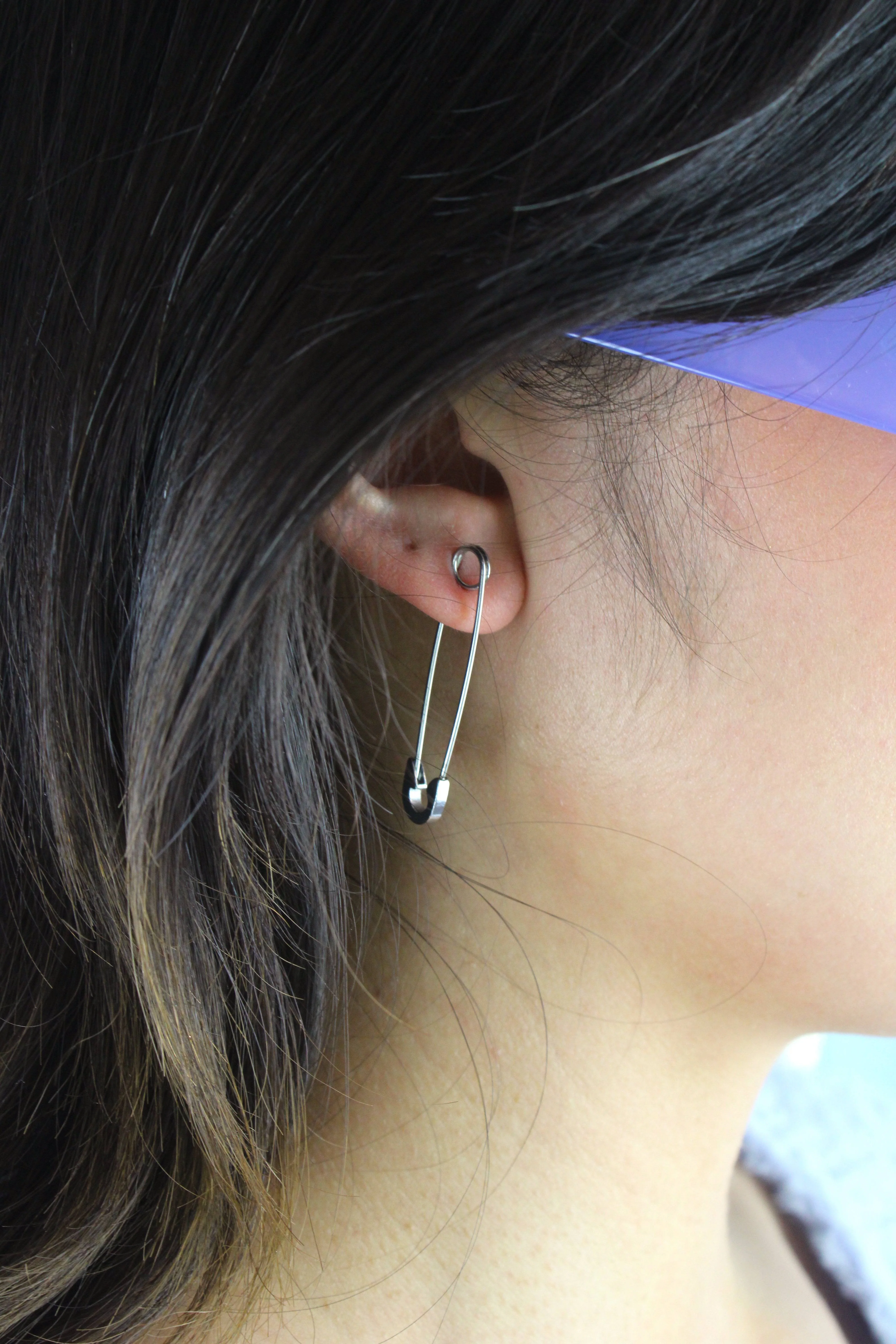Pin it to Win it Safety Pin Earrings - Image 2