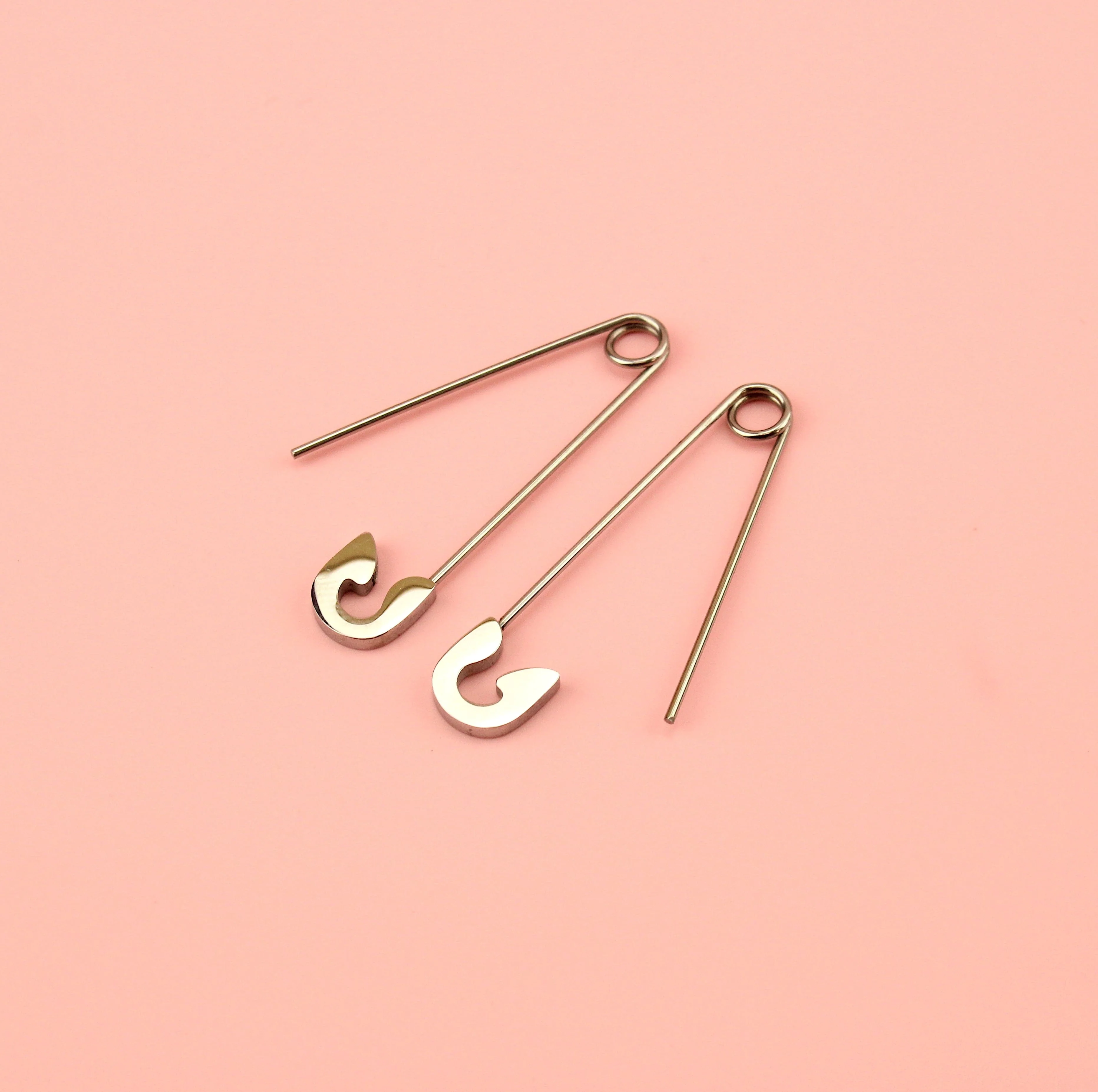 Pin it to Win it Safety Pin Earrings - Image 8