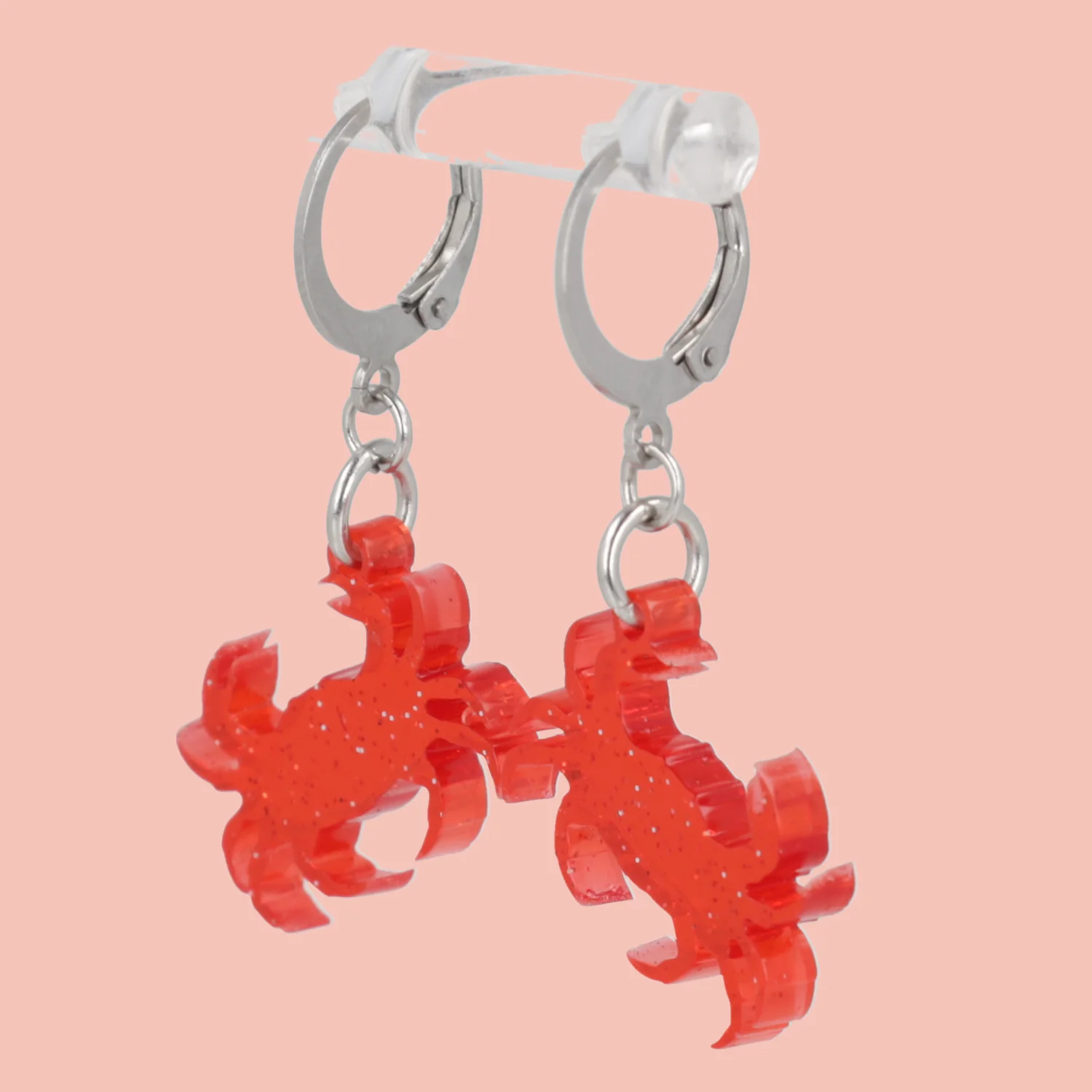 Pinch Me! Crab Huggie Hoop Earrings - Image 3