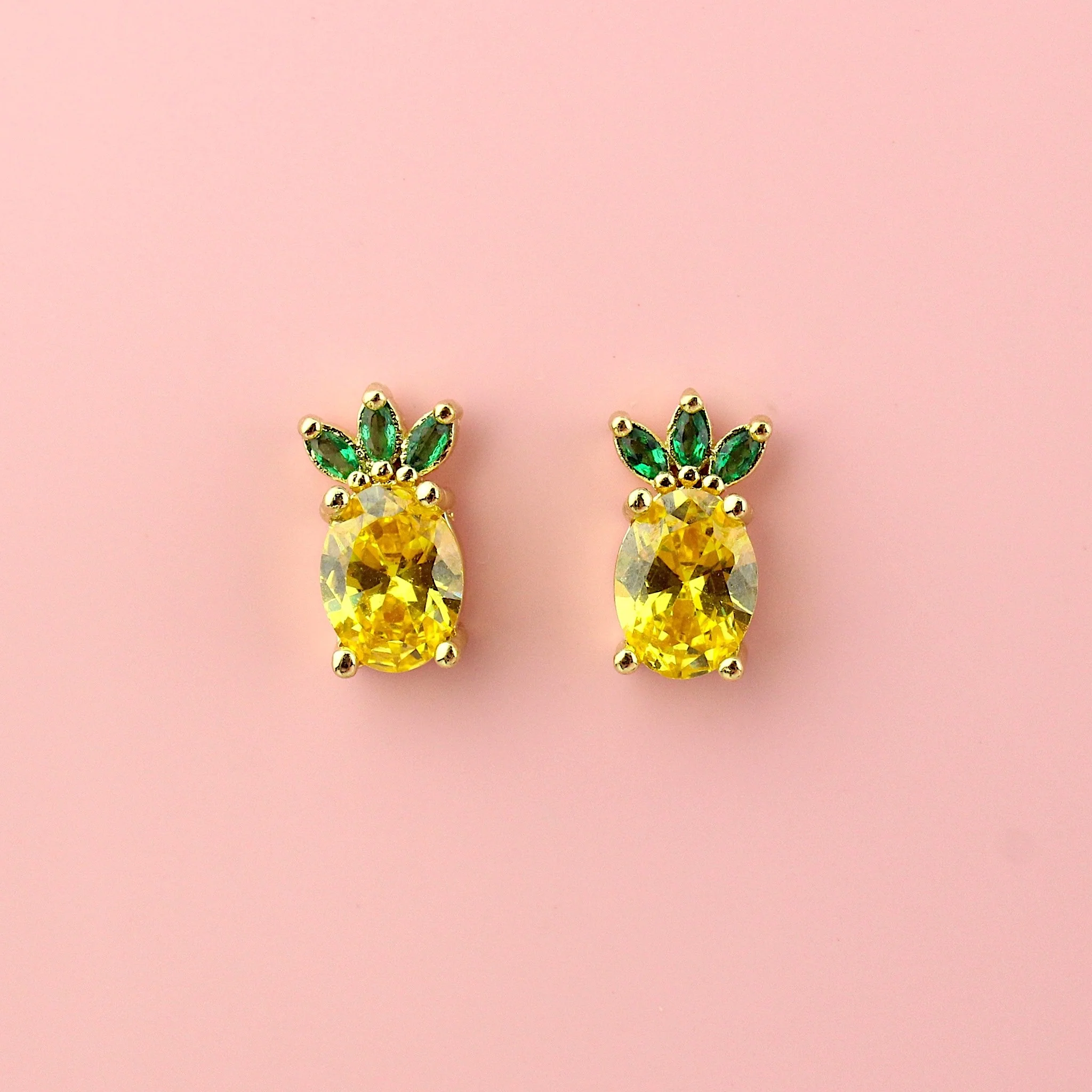 Pineapple Punch Stud Earrings - Image 2