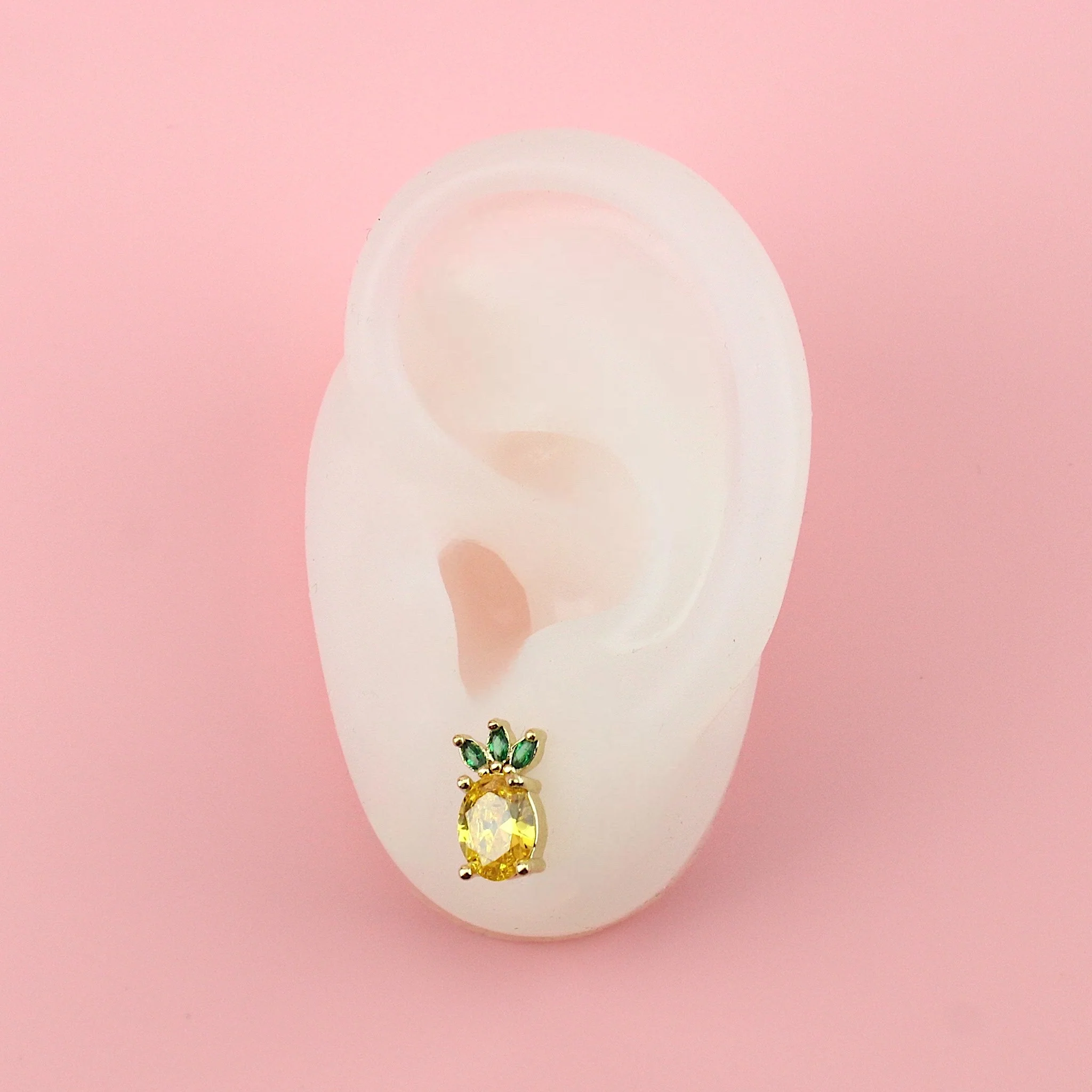 Pineapple Punch Stud Earrings - Image 3