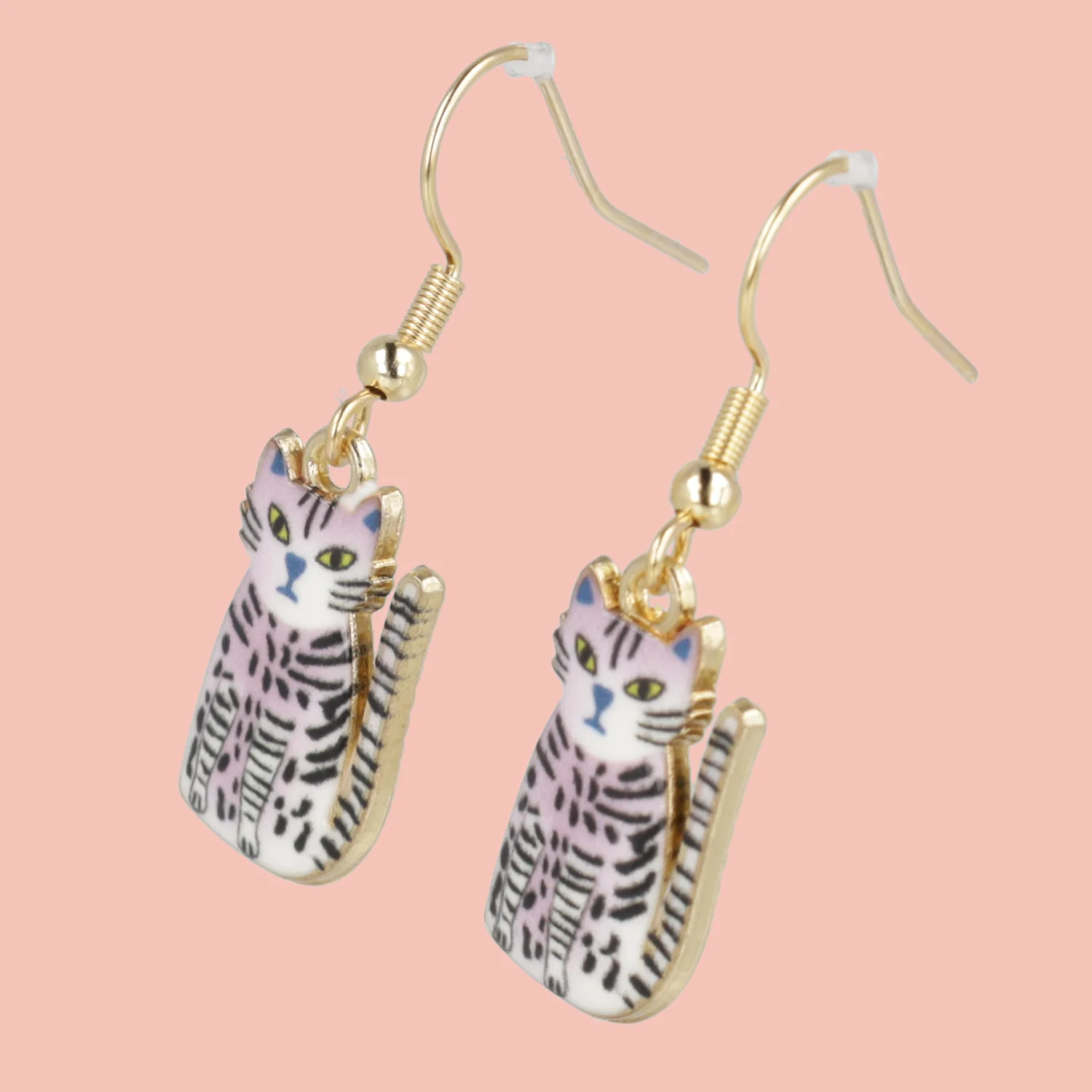 Pink Cheetah Earrings - Image 3