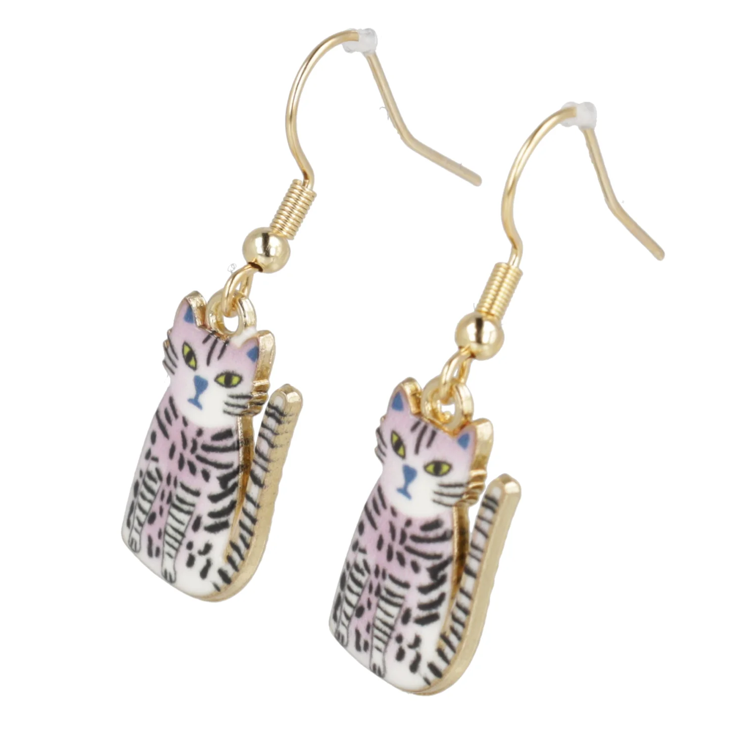 Pink Cheetah Earrings - Image 6