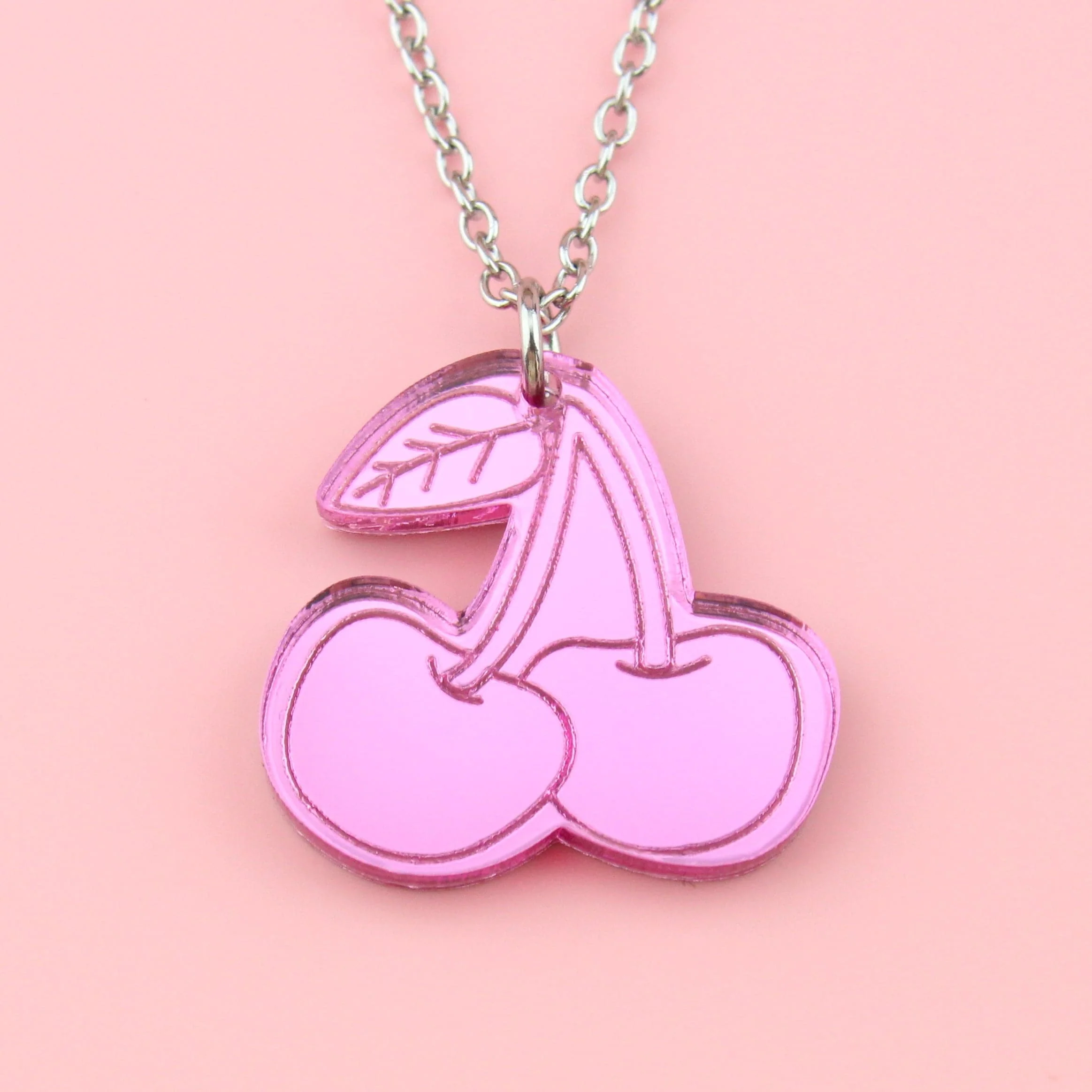Pink Cherry Dream Necklace