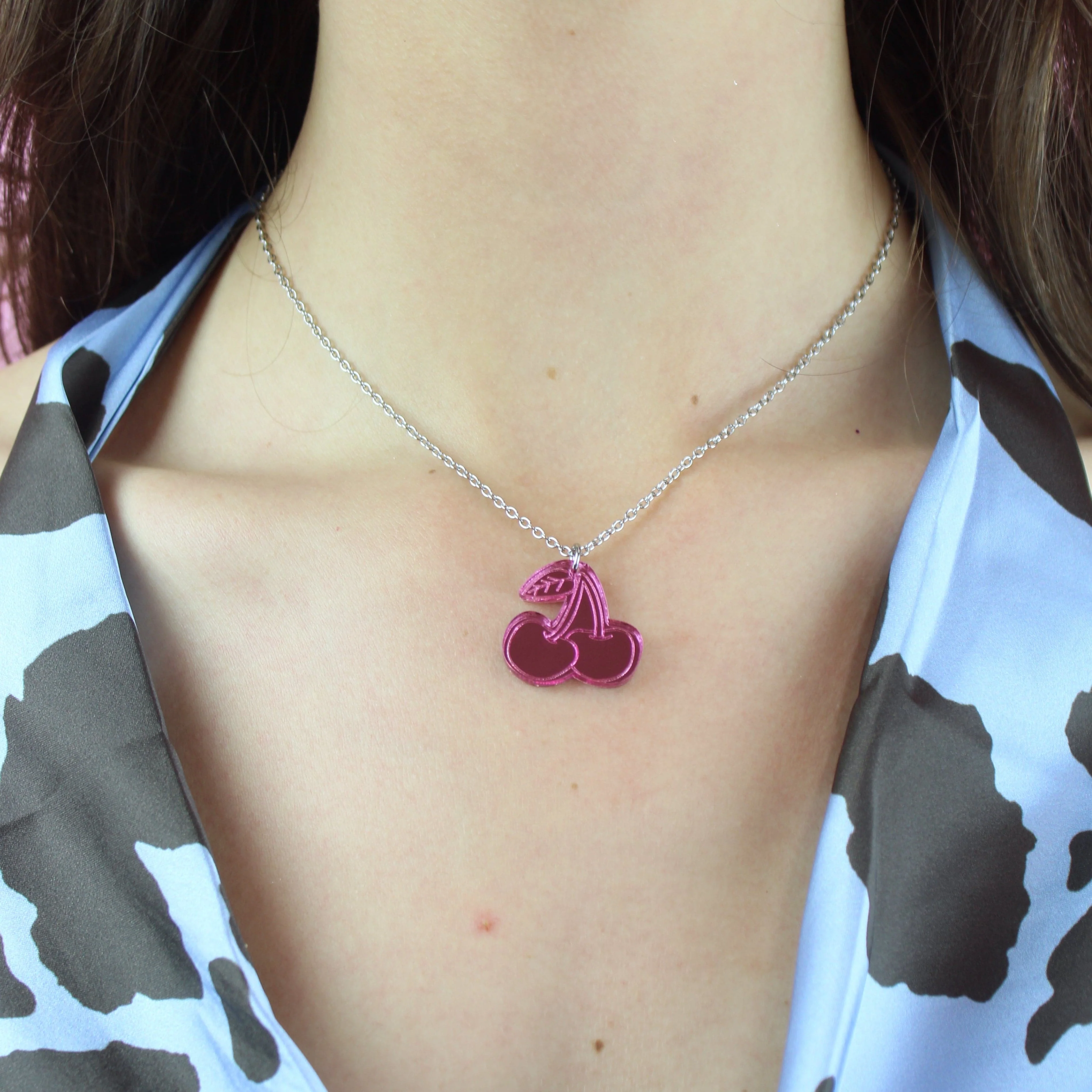 Pink Cherry Dream Necklace - Image 2