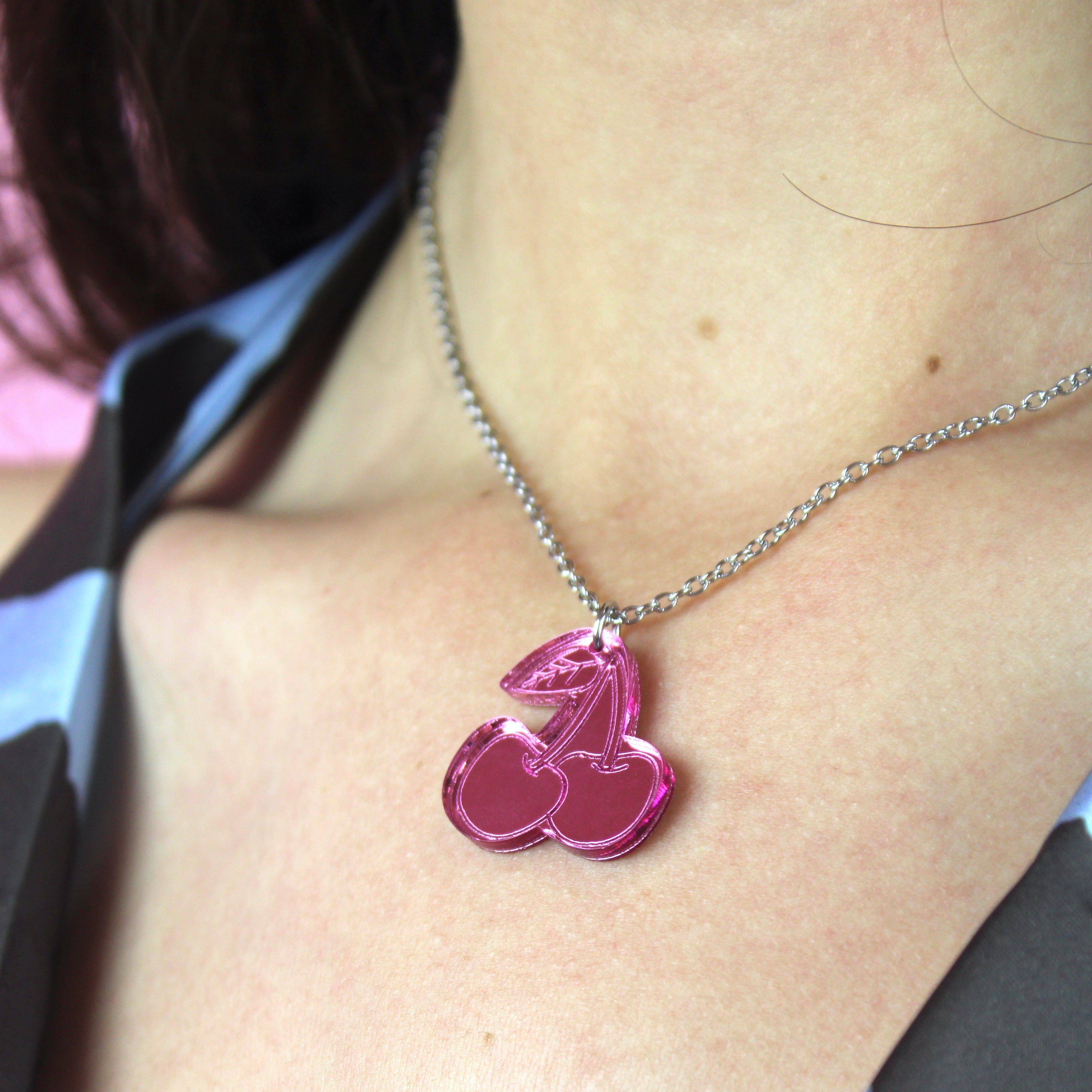 Pink Cherry Dream Necklace - Image 5