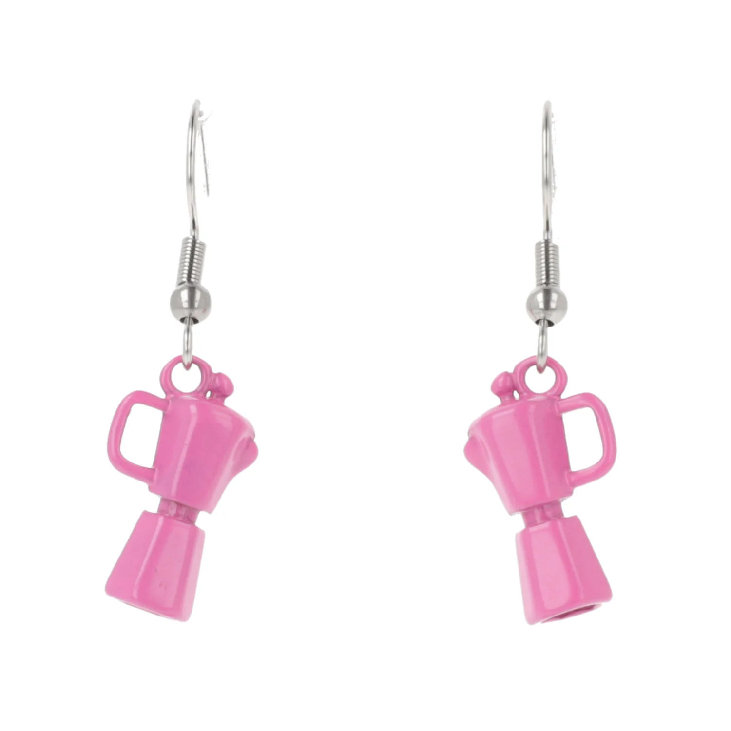 Pink Coffee Pot Earrings - Image 4