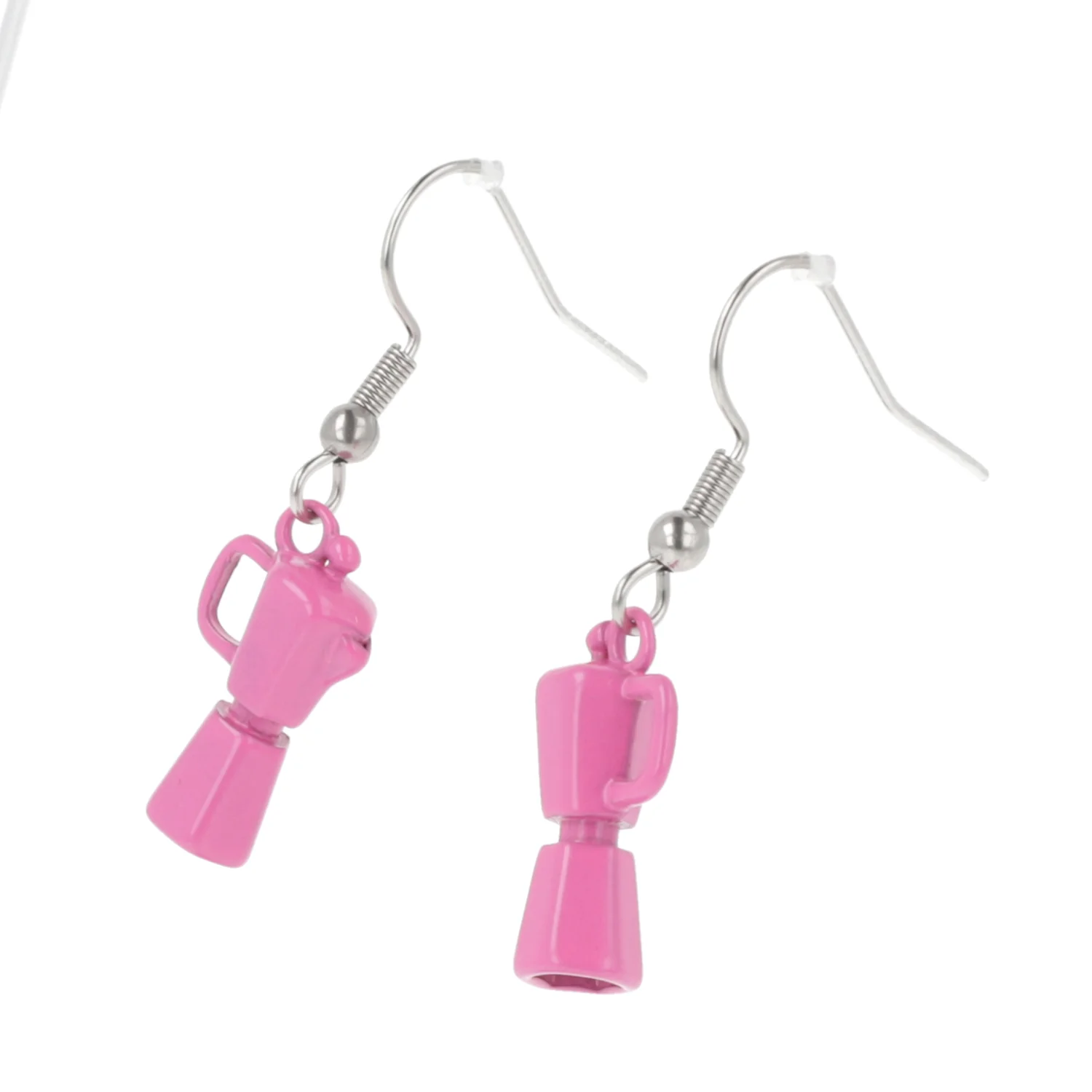 Pink Coffee Pot Earrings - Image 5
